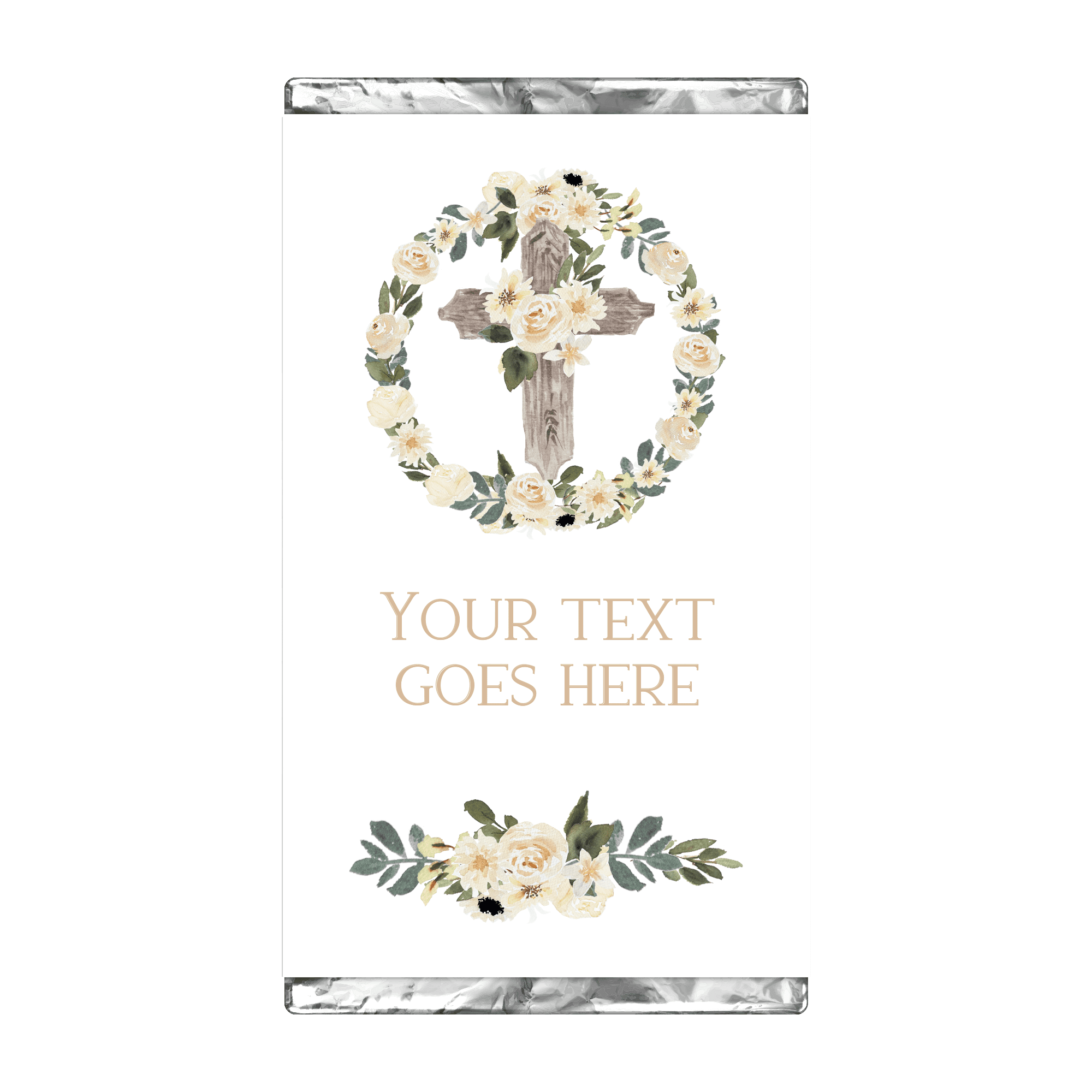 White Cross | Personalised Chocolate Bars