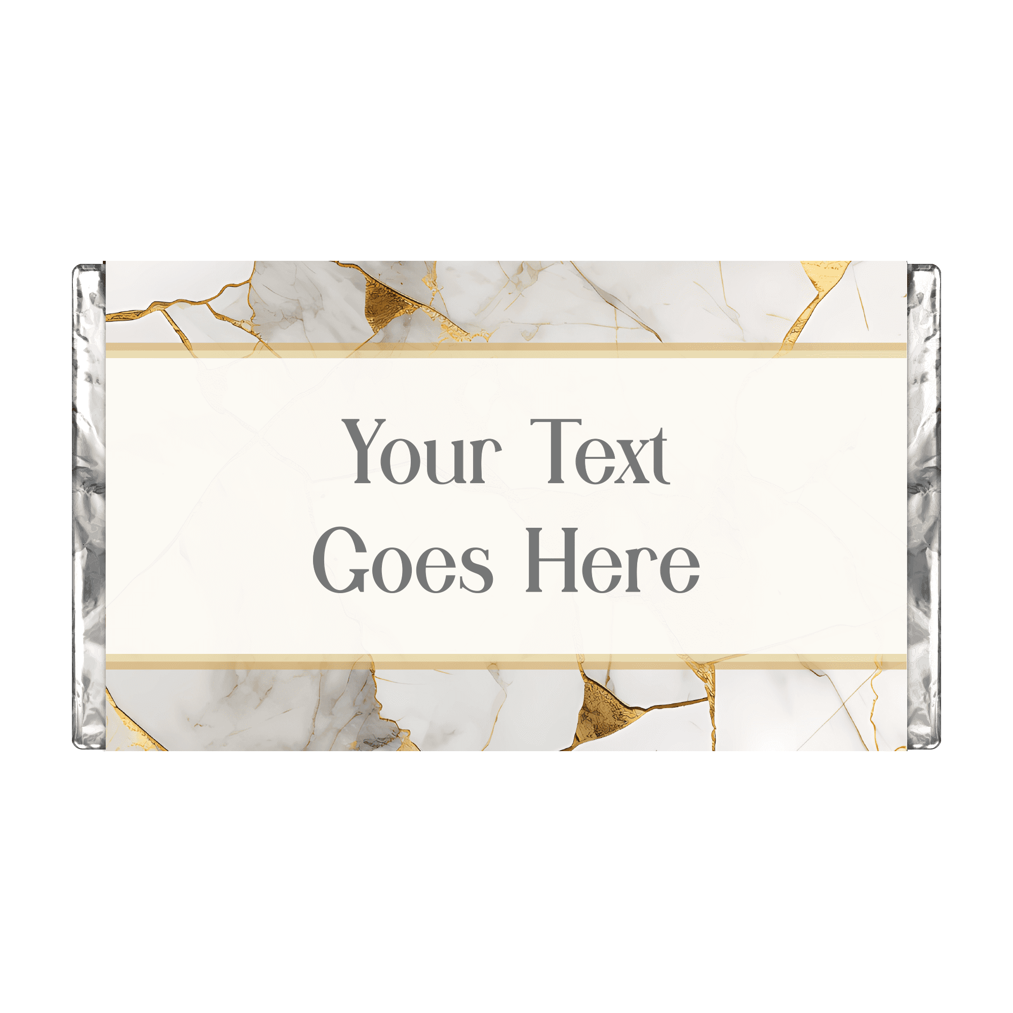 White Marble | Personalised Chocolate Bars