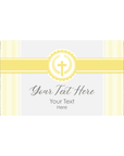 Yellow Cross | Stripes | Personalised Chocolate Bars