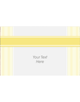 Yellow Cross | Stripes | Personalised Chocolate Bars