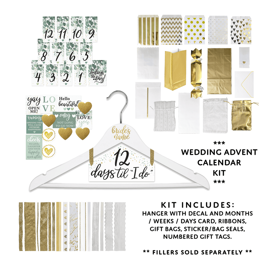 Wedding Countdown Advent Calendar Kit (DIY) Melli Bee Designs