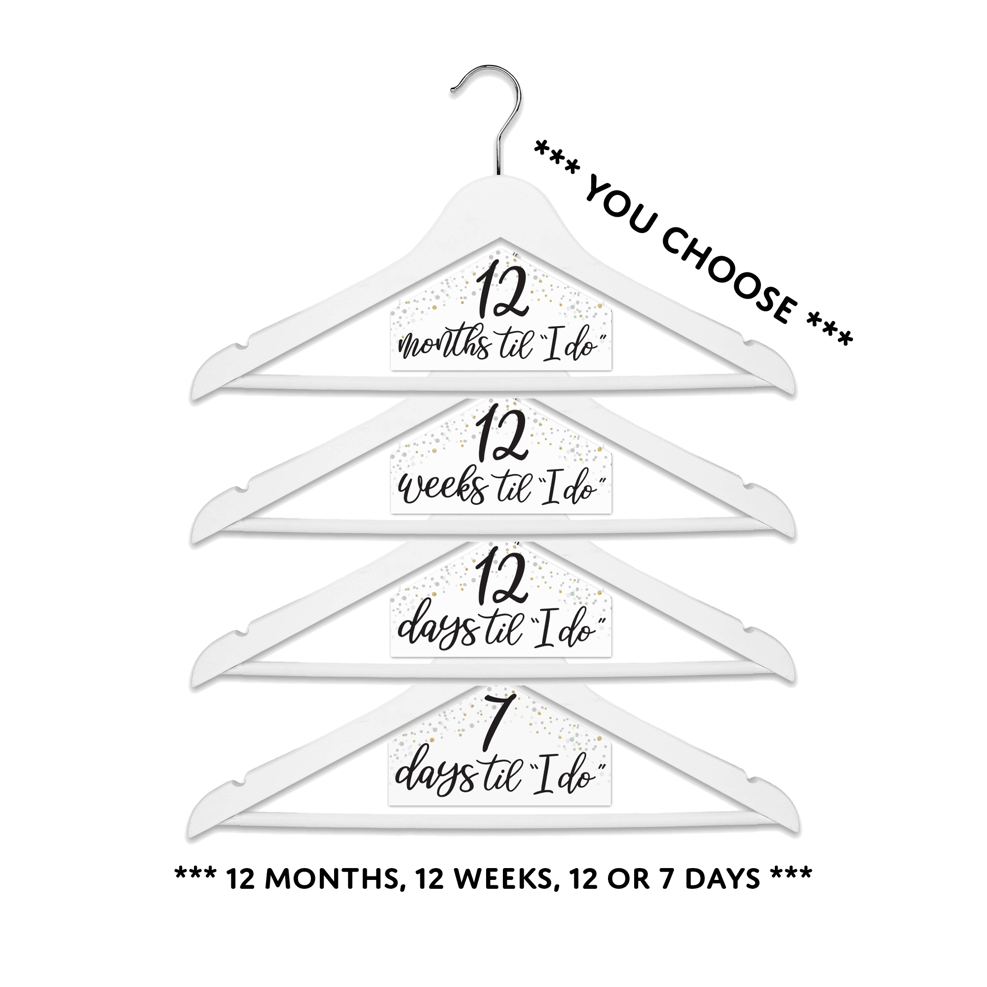 Mini (7 Day) Wedding Countdown Advent Calendar Kit (DIY)