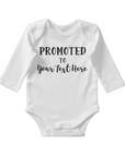 Personalised Pregnancy Announcement -  Promoted To