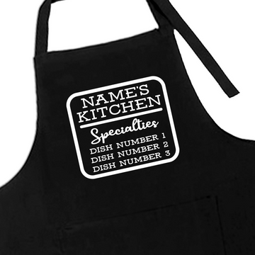 Name & Specialties Apron