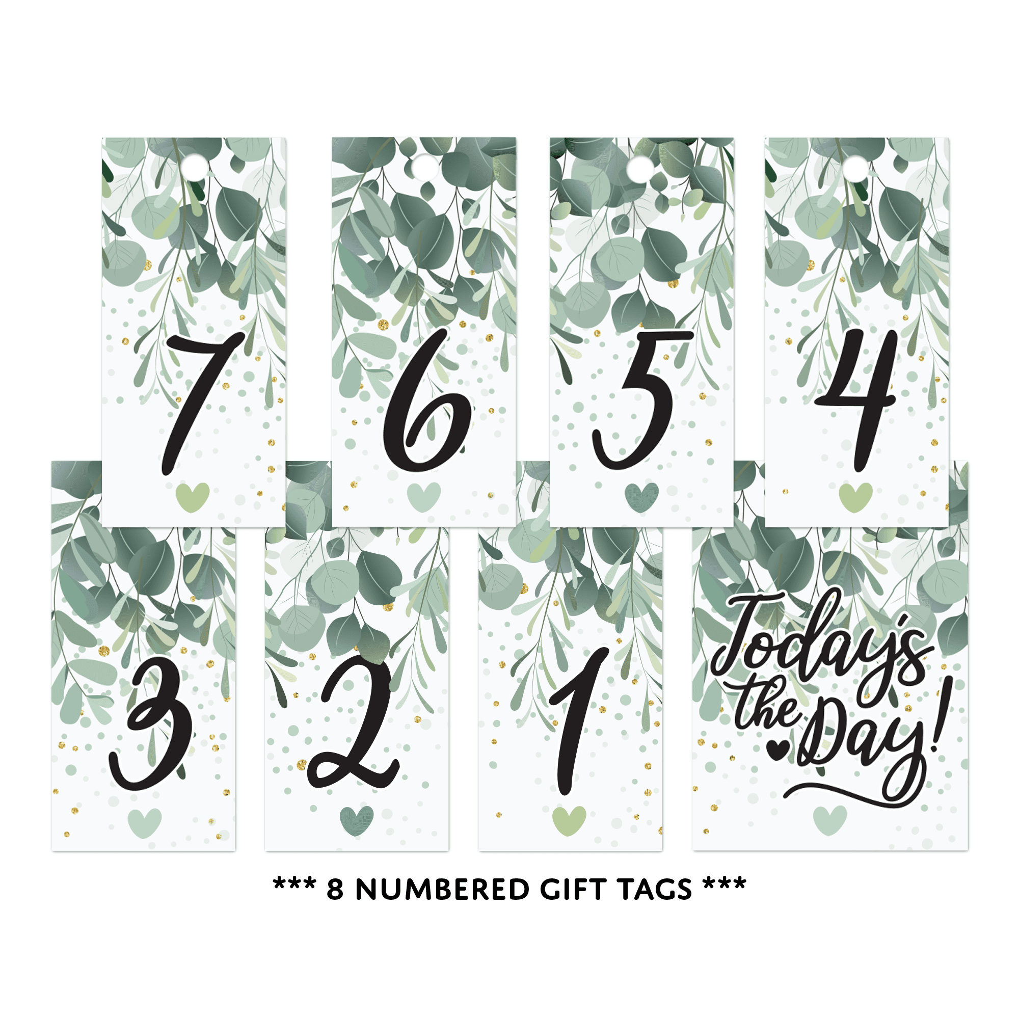 Mini (7 Day) Wedding Countdown Advent Calendar Kit (DIY)