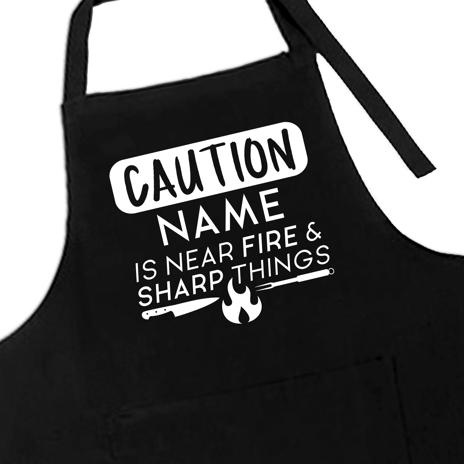 Fire & Sharp Things Apron