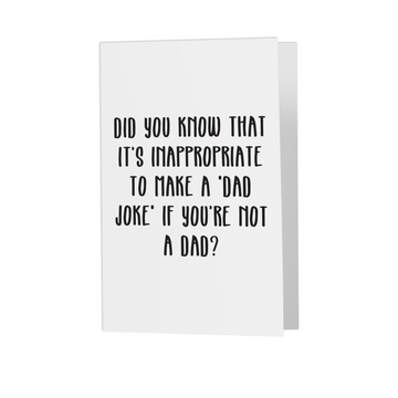 It's a Faux Pa Greeting Card