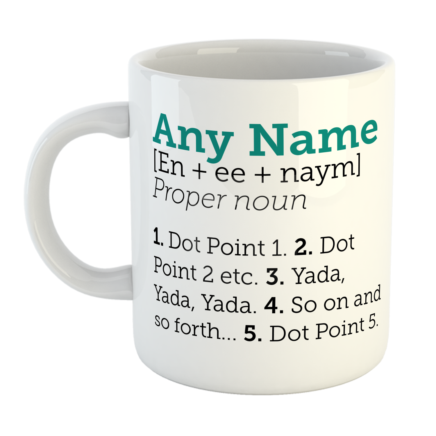 Personalised Dictionary Mug (FREE SHIPPING!)