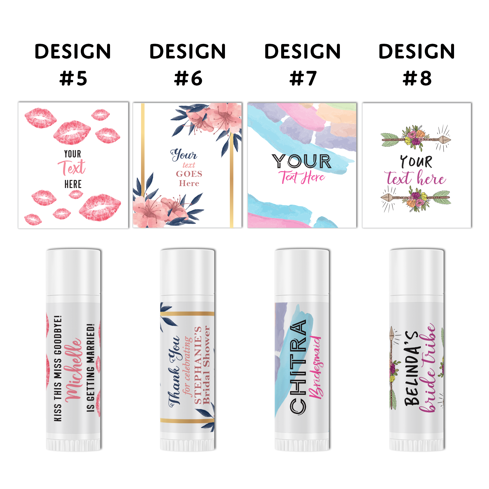 Personalised Lip Balms