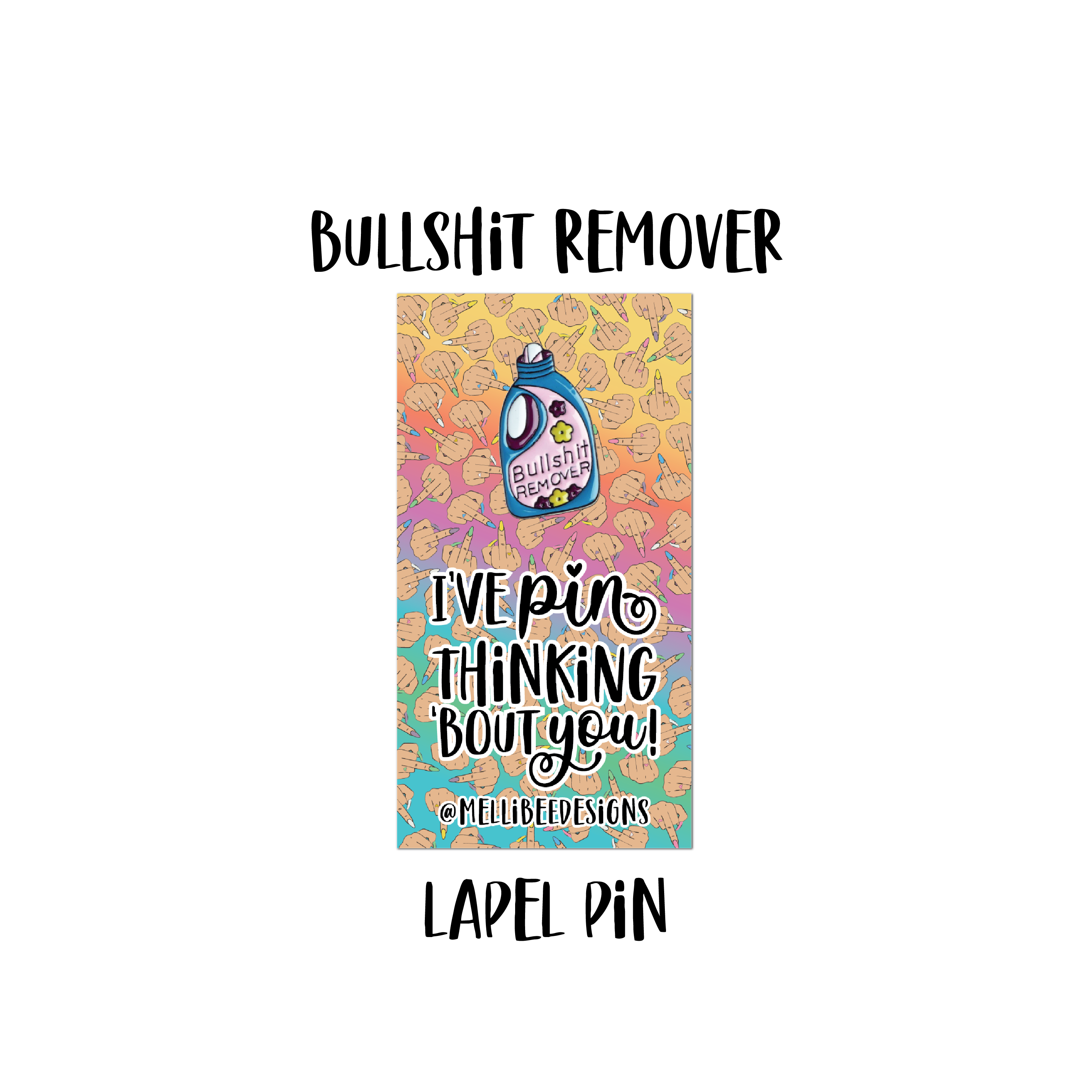 Bullshit Remover | Funny Lapel Pin