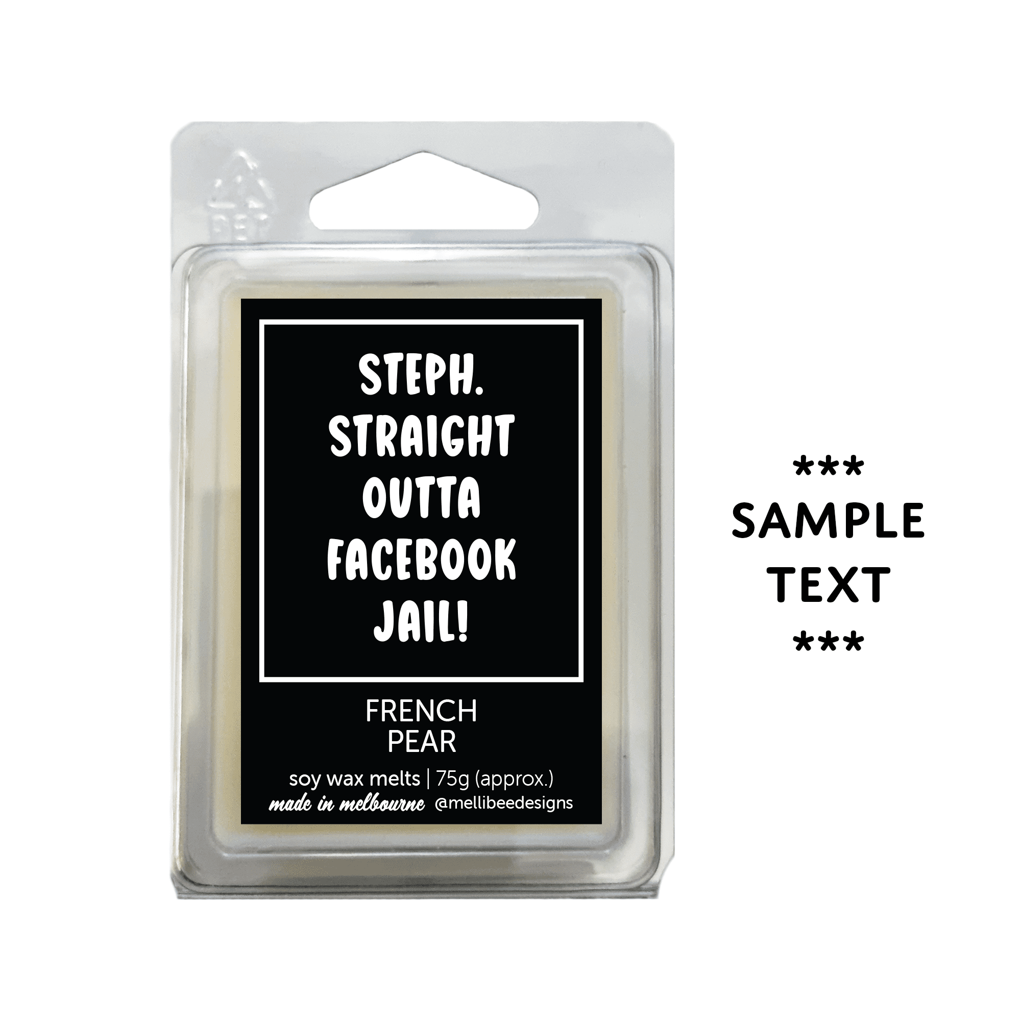 Hand poured in Melbourne. Soy Way Melts, made in Melbourne