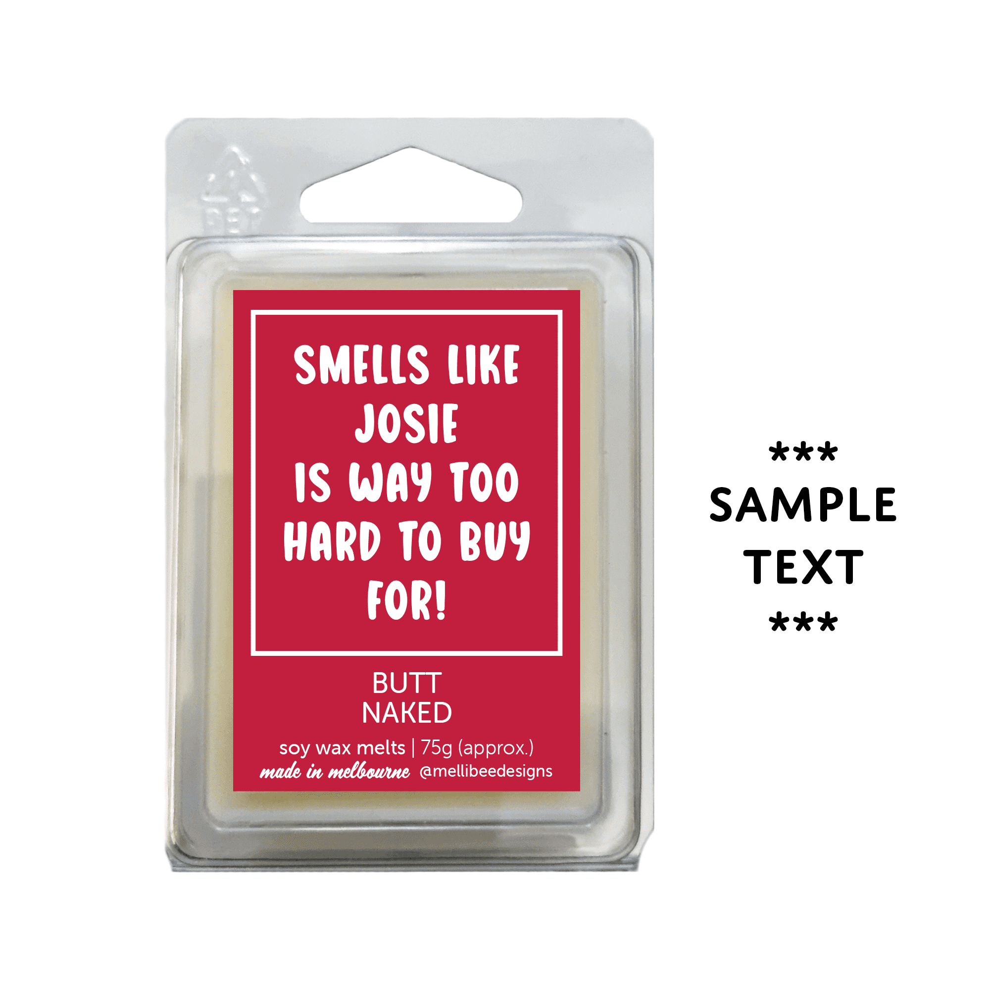 Hand poured in Melbourne. Soy Way Melts, made in Melbourne