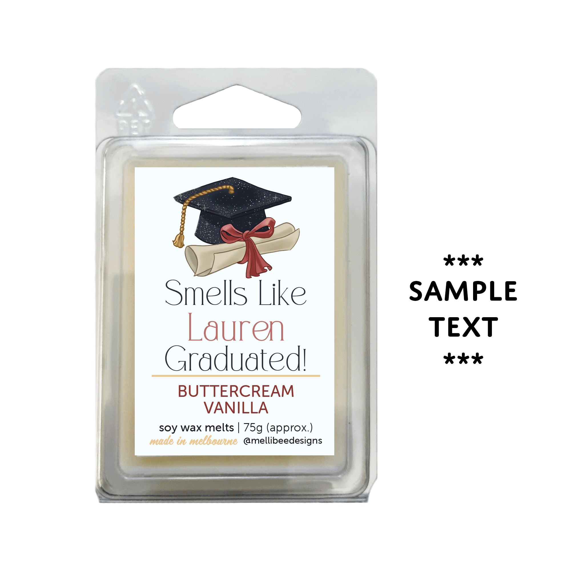 Hand poured in Melbourne. Soy Way Melts, made in Melbourne