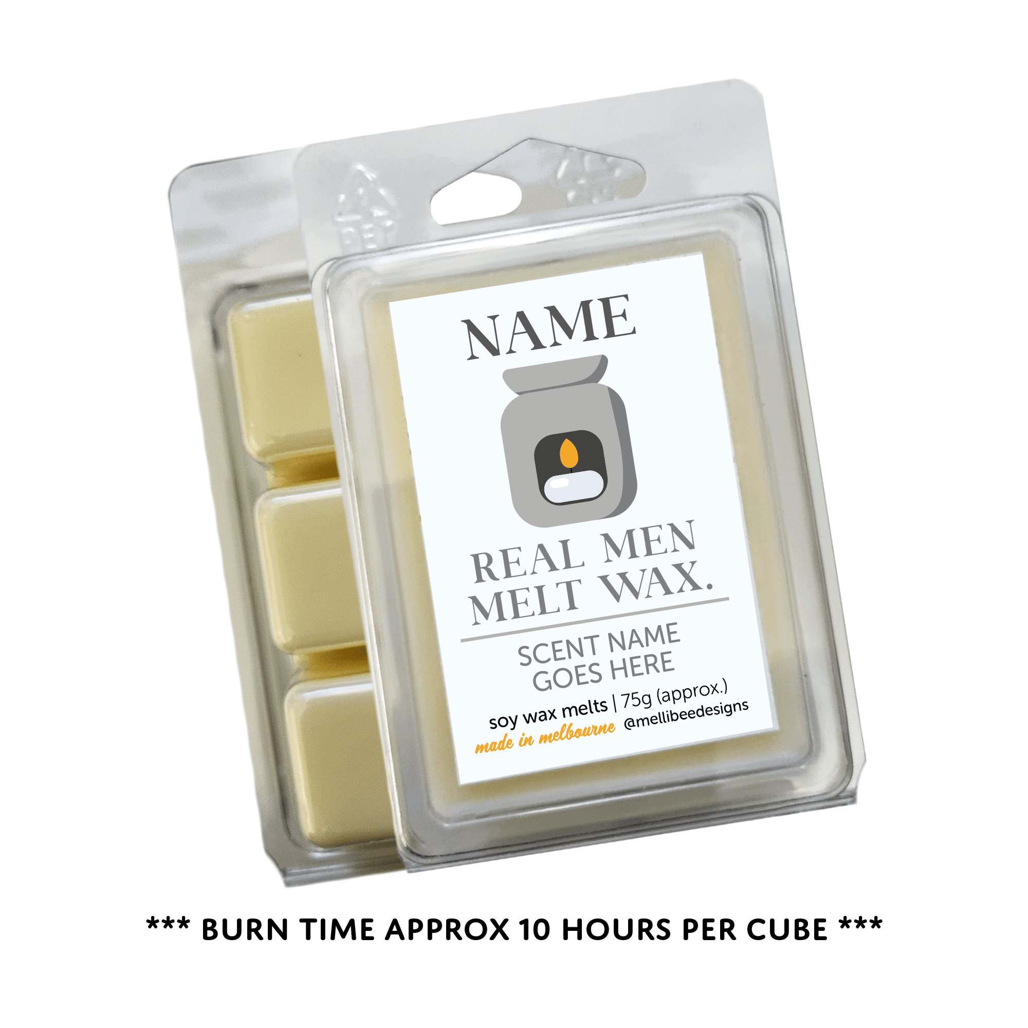 Hand poured in Melbourne. Soy Way Melts, made in Melbourne