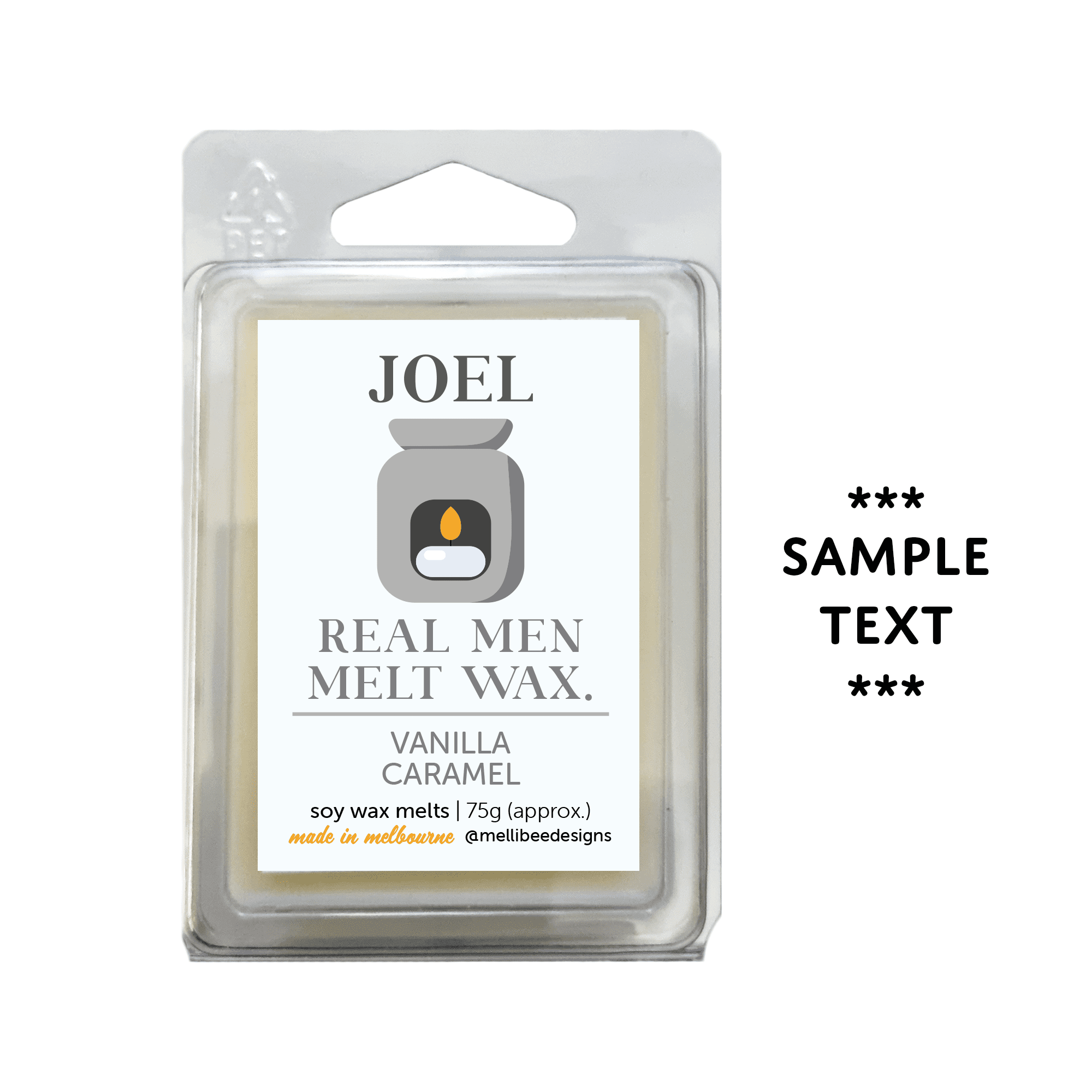 Hand poured in Melbourne. Soy Way Melts, made in Melbourne