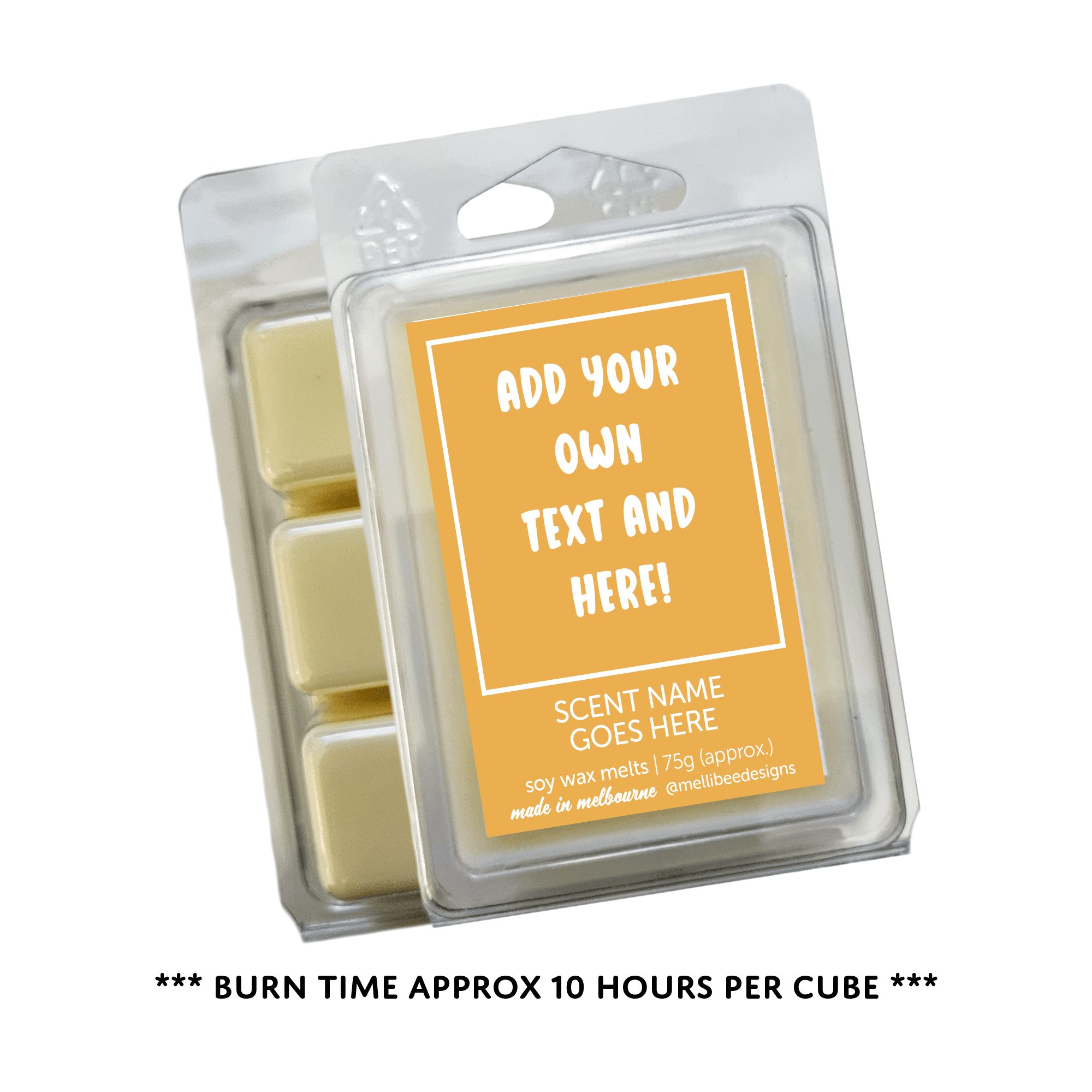 Hand poured in Melbourne. Soy Way Melts, made in Melbourne