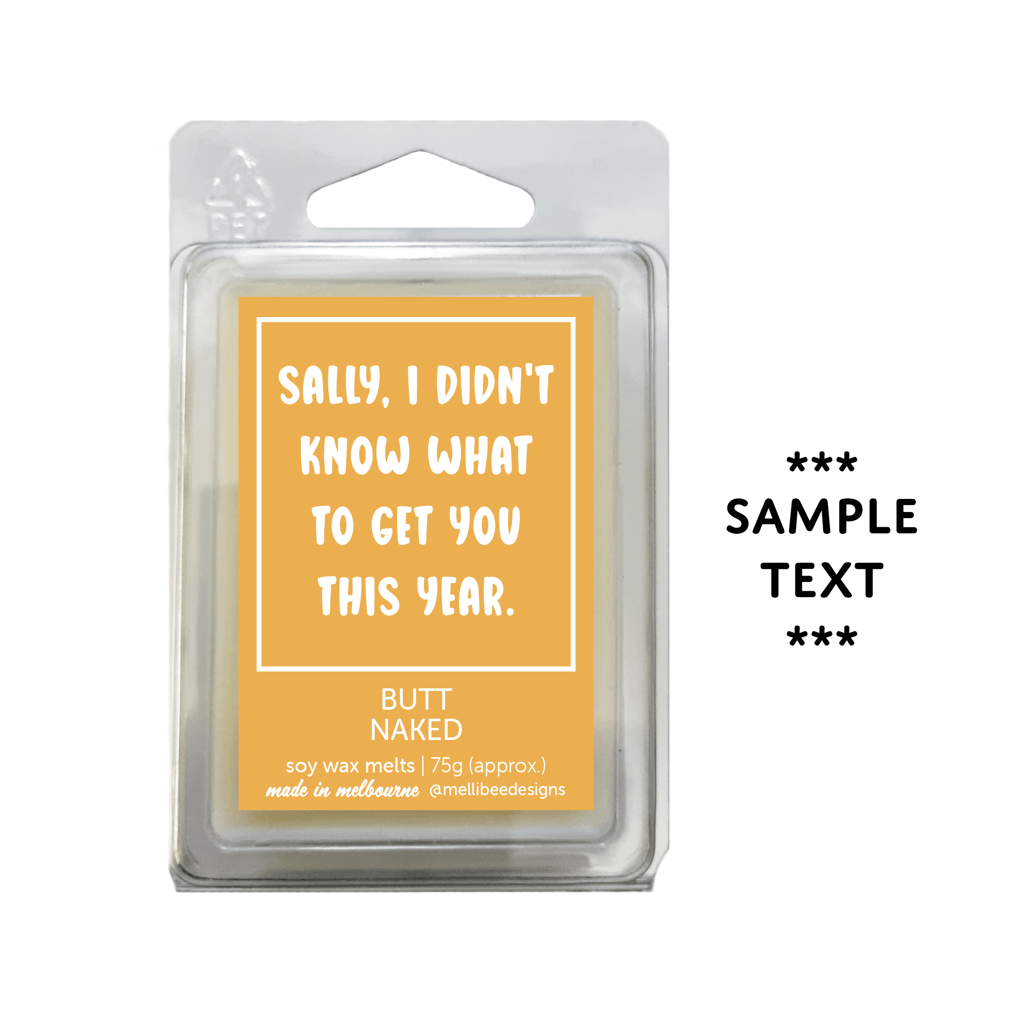 Hand poured in Melbourne. Soy Way Melts, made in Melbourne