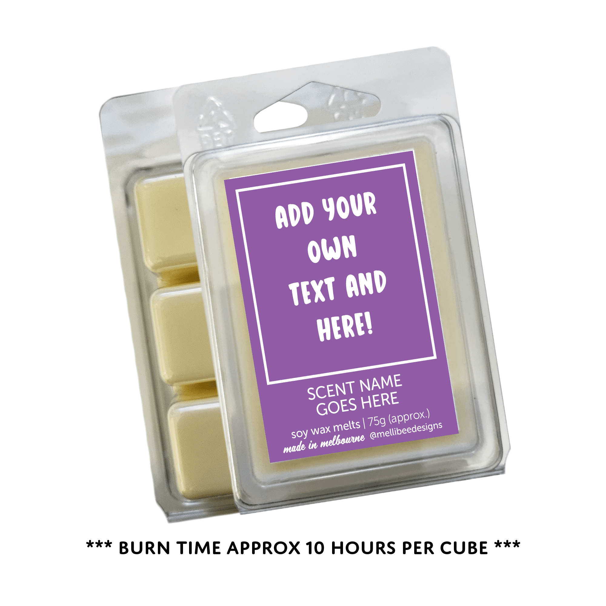 Hand poured in Melbourne. Soy Way Melts, made in Melbourne