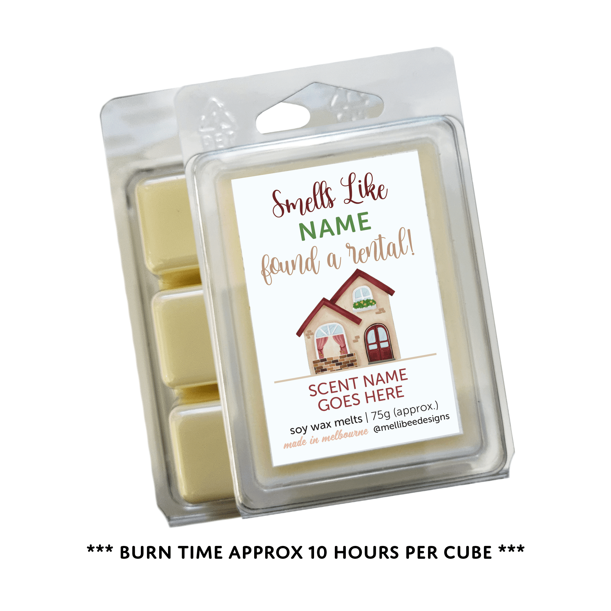 Hand poured in Melbourne. Soy Way Melts, made in Melbourne