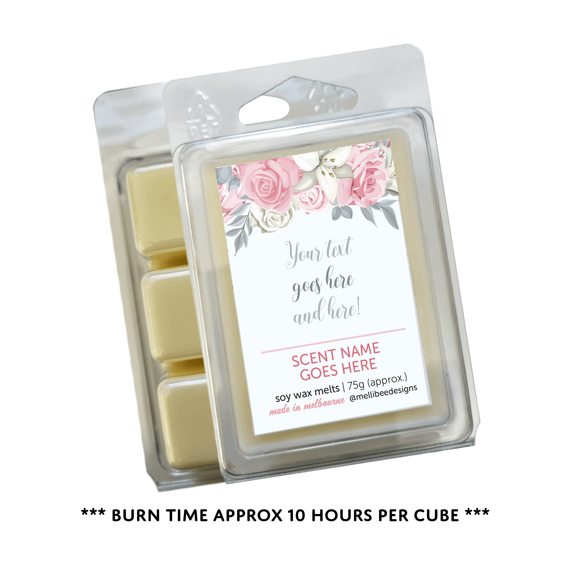 Hand poured in Melbourne. Soy Way Melts, made in Melbourne