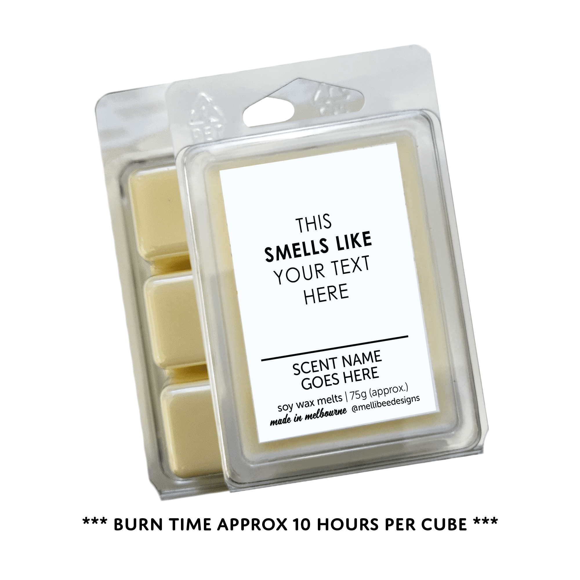 Hand poured in Melbourne. Soy Way Melts, made in Melbourne