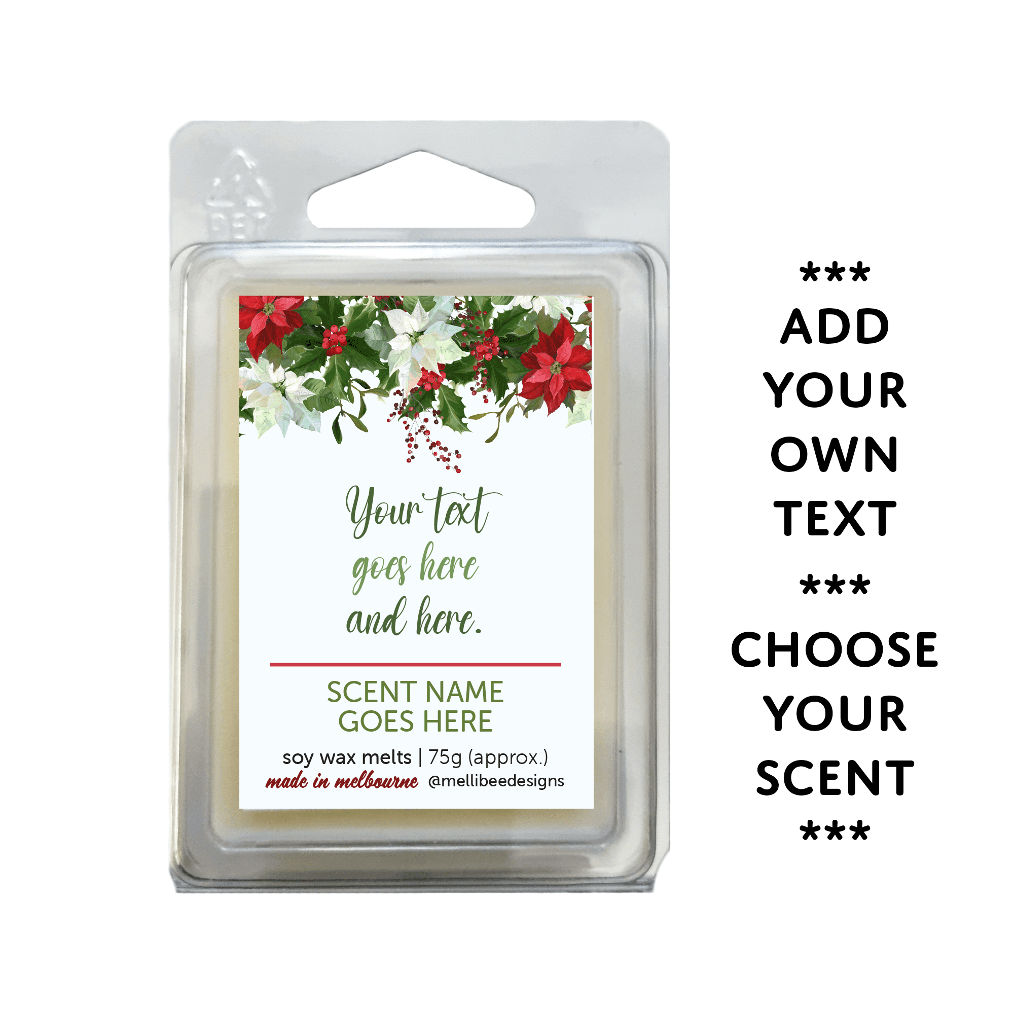 Hand poured in Melbourne. Soy Way Melts, made in Melbourne