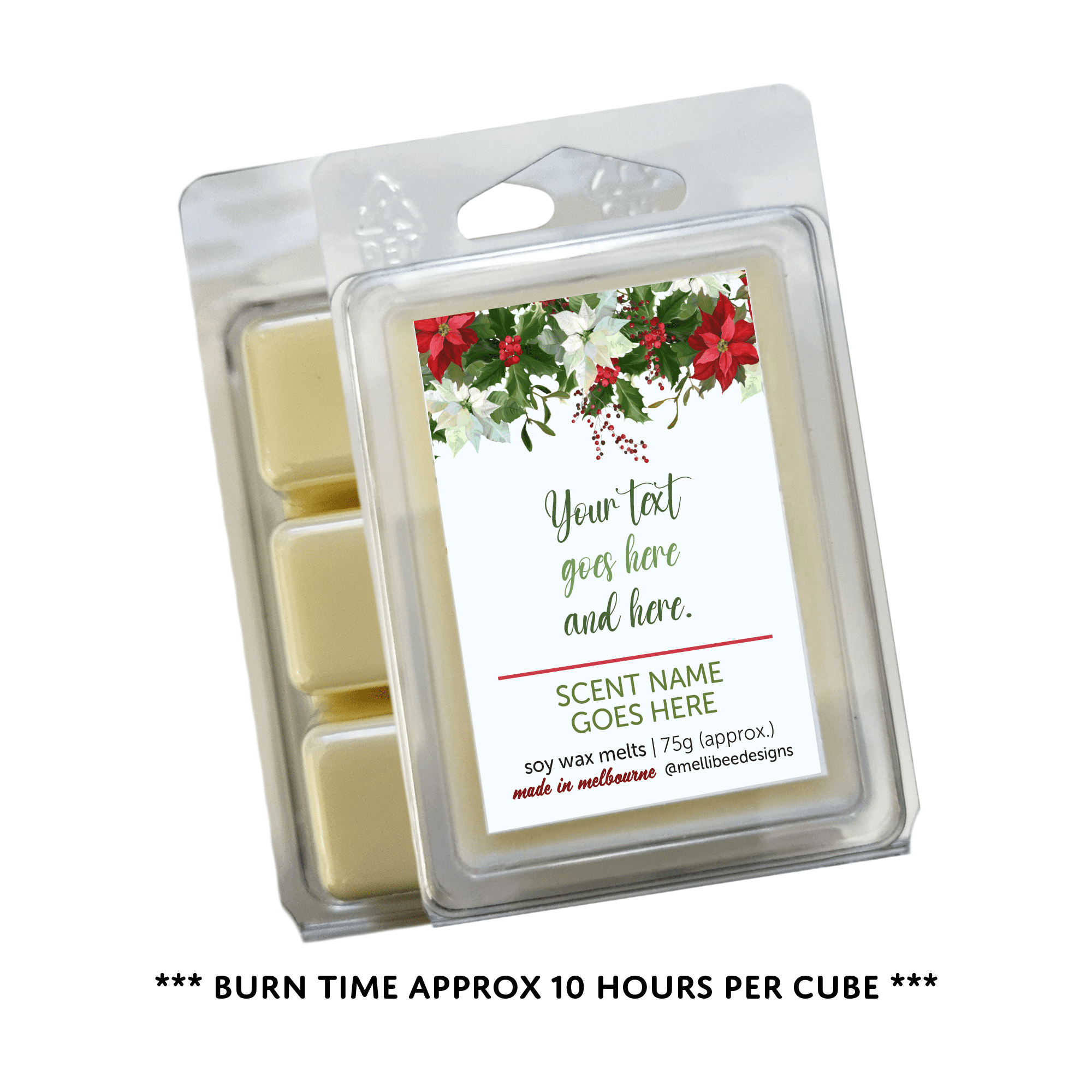 Hand poured in Melbourne. Soy Way Melts, made in Melbourne