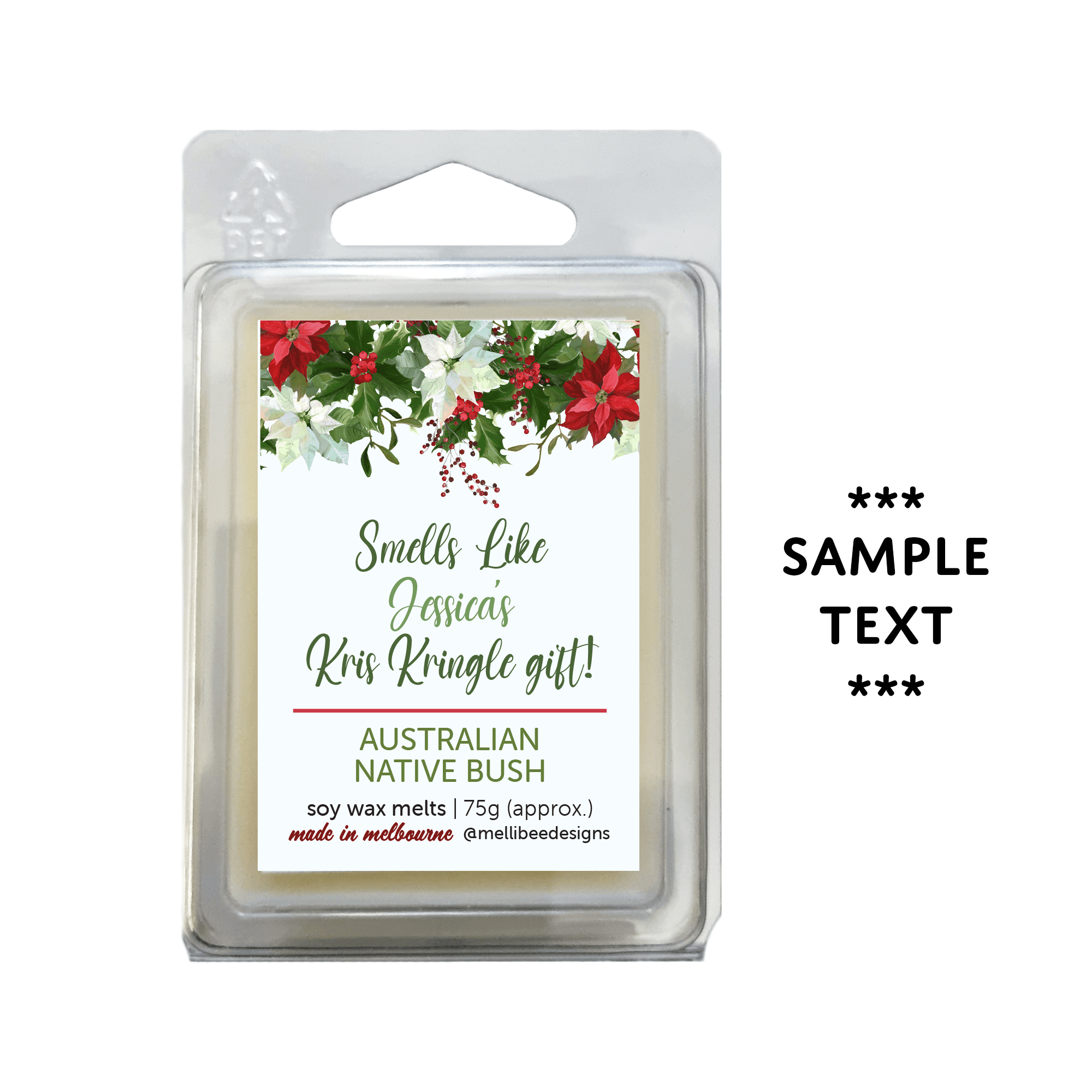 Hand poured in Melbourne. Soy Way Melts, made in Melbourne