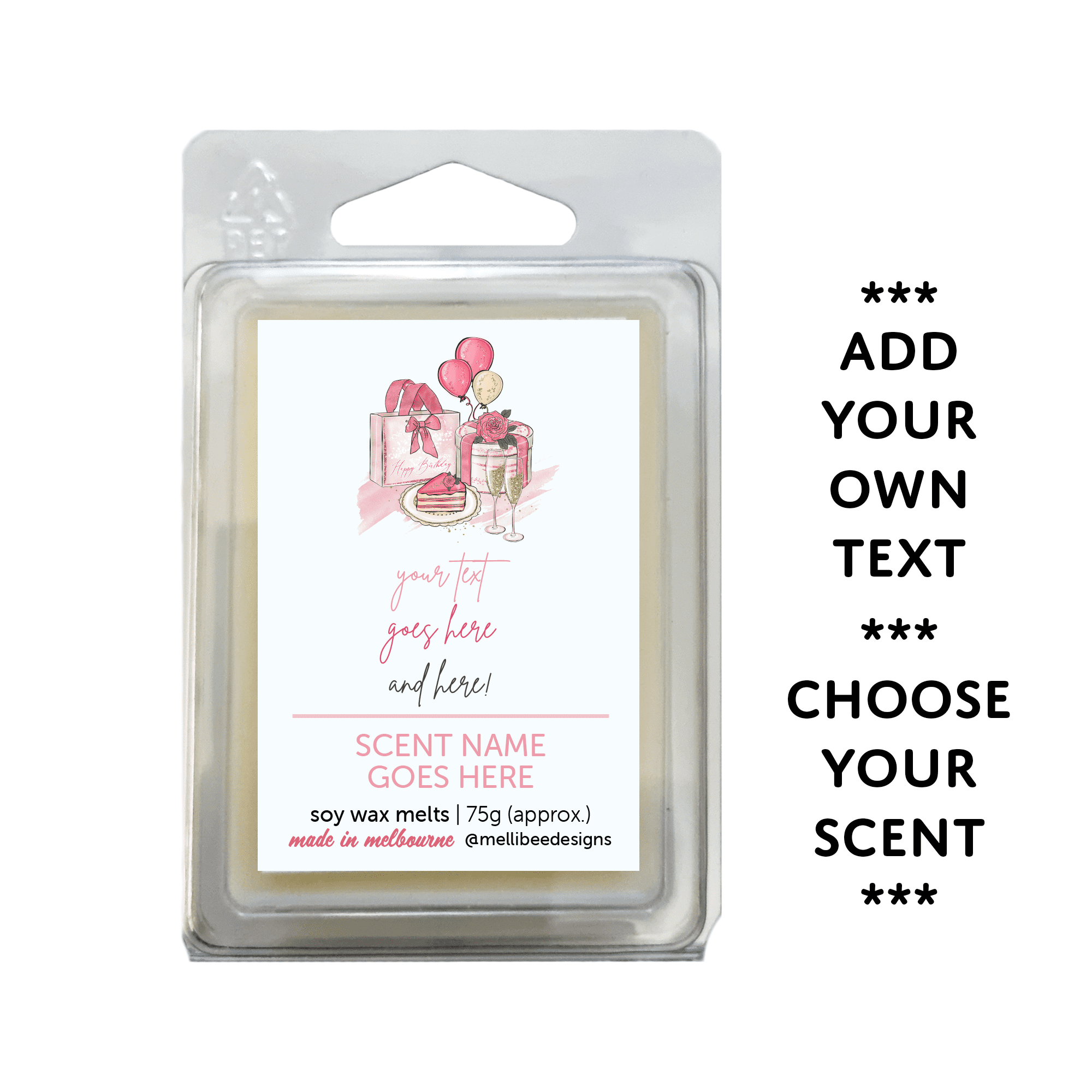 Hand poured in Melbourne. Soy Way Melts, made in Melbourne