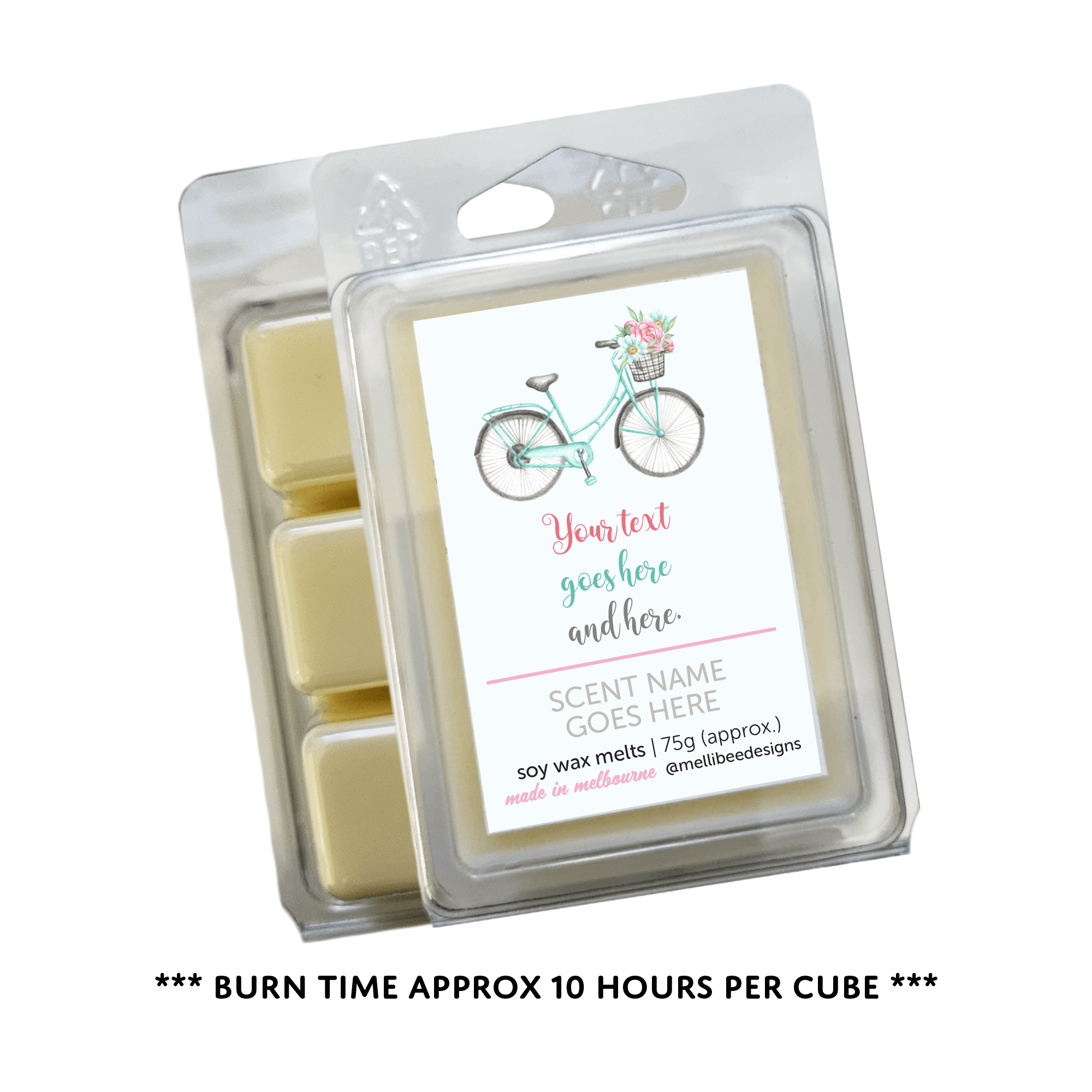 Hand poured in Melbourne. Soy Way Melts, made in Melbourne