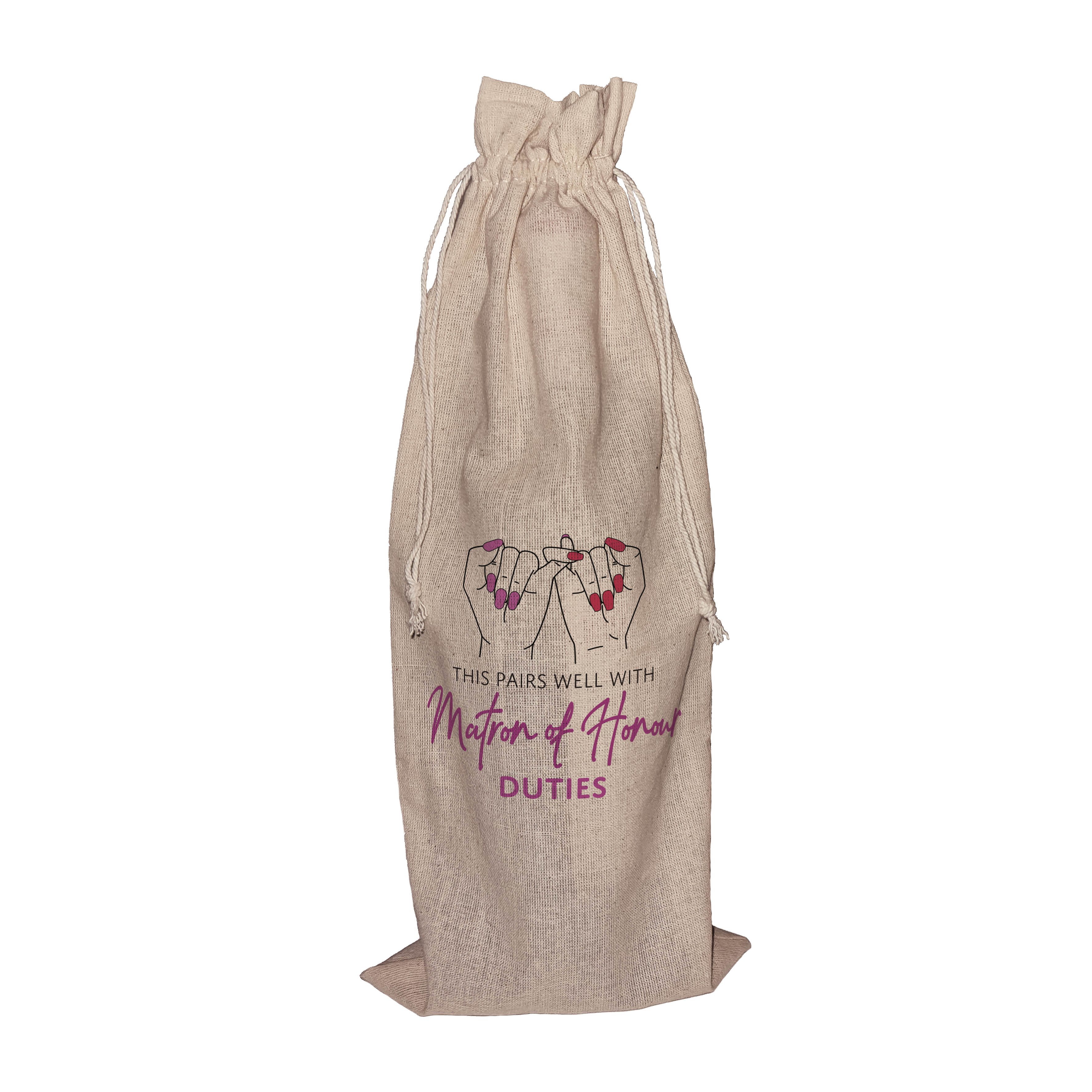 This Pairs Well With Bridesmaid Duties | Funny Wine Gift Bag