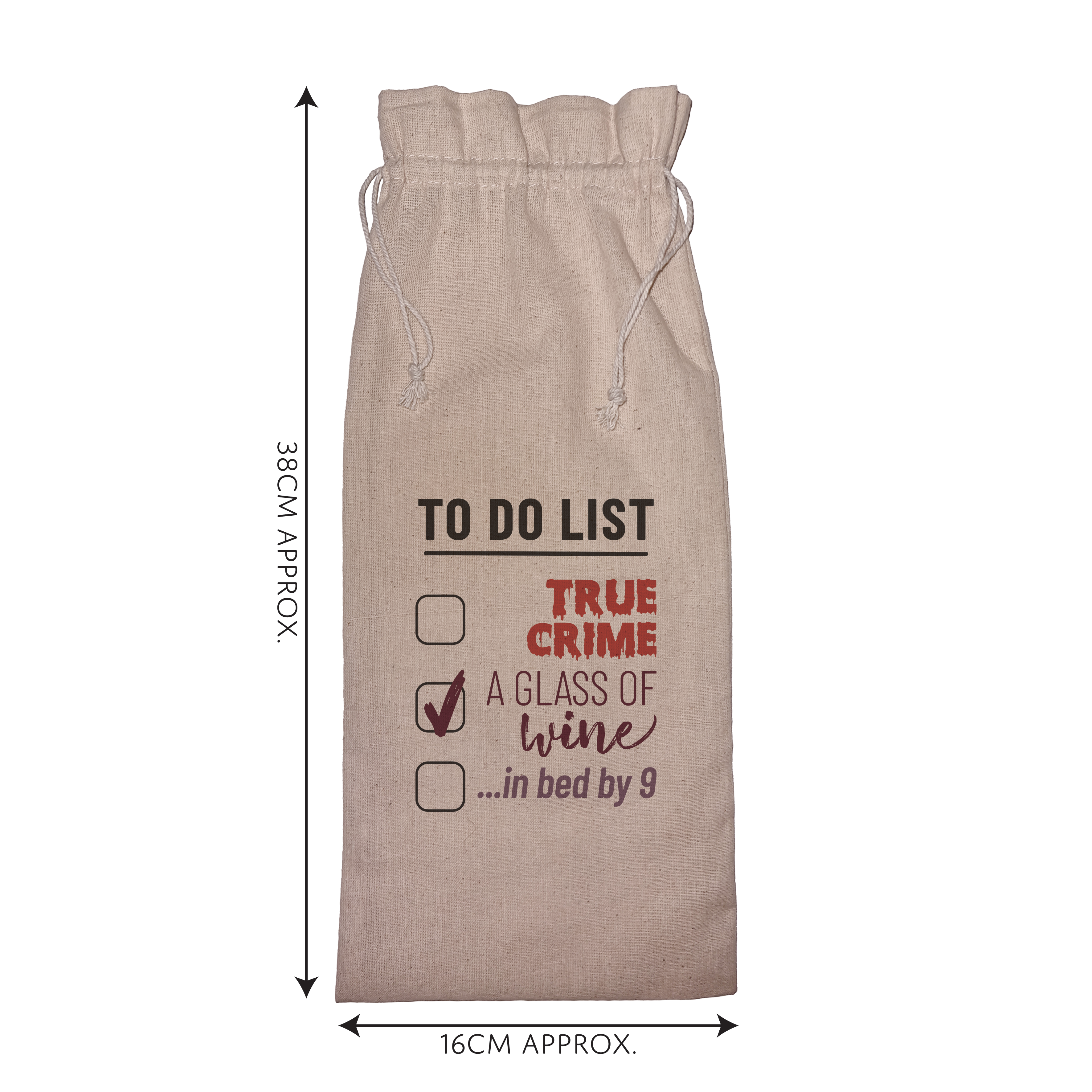 True Crime Lover | Funny Wine Gift Bag
