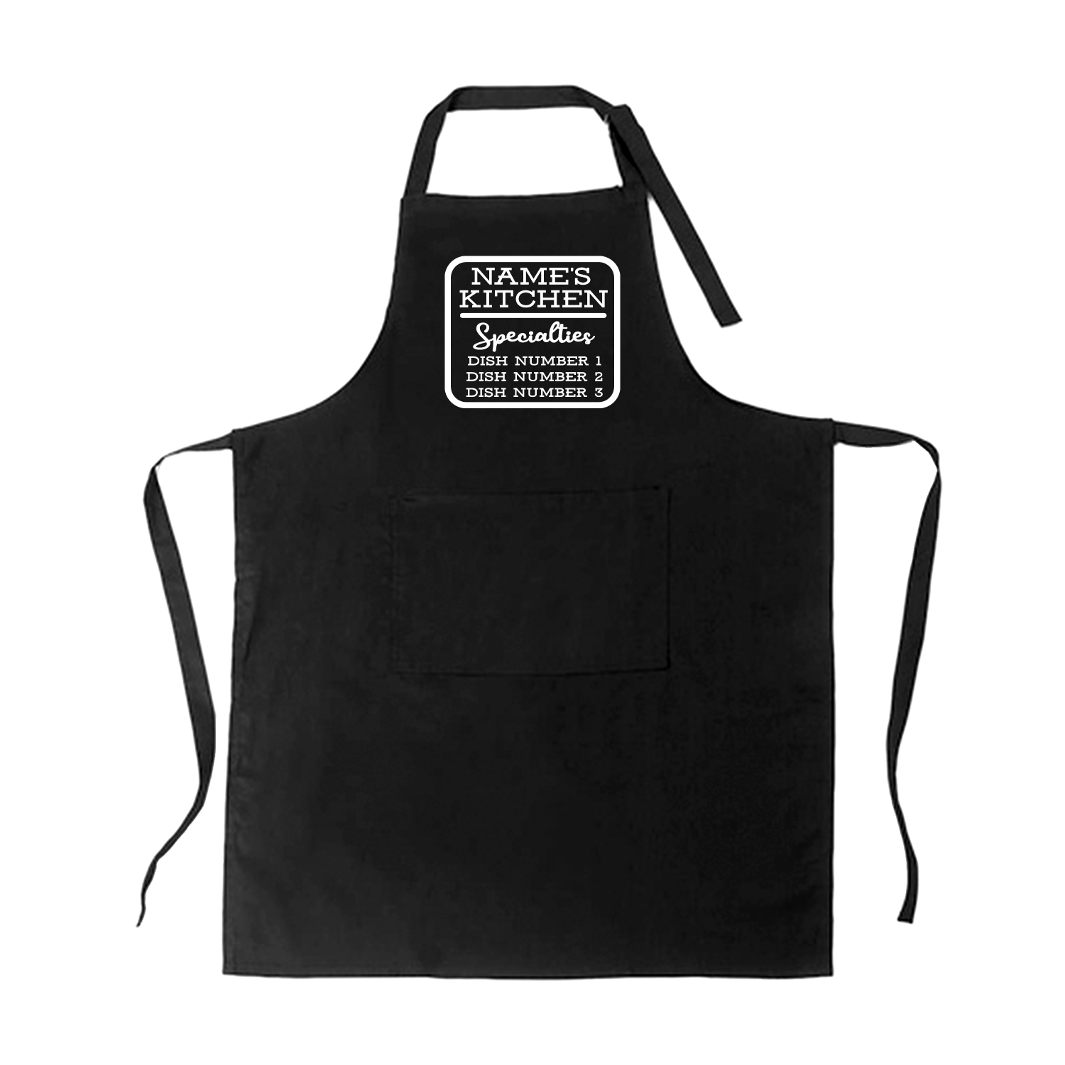 Name & Specialties Apron