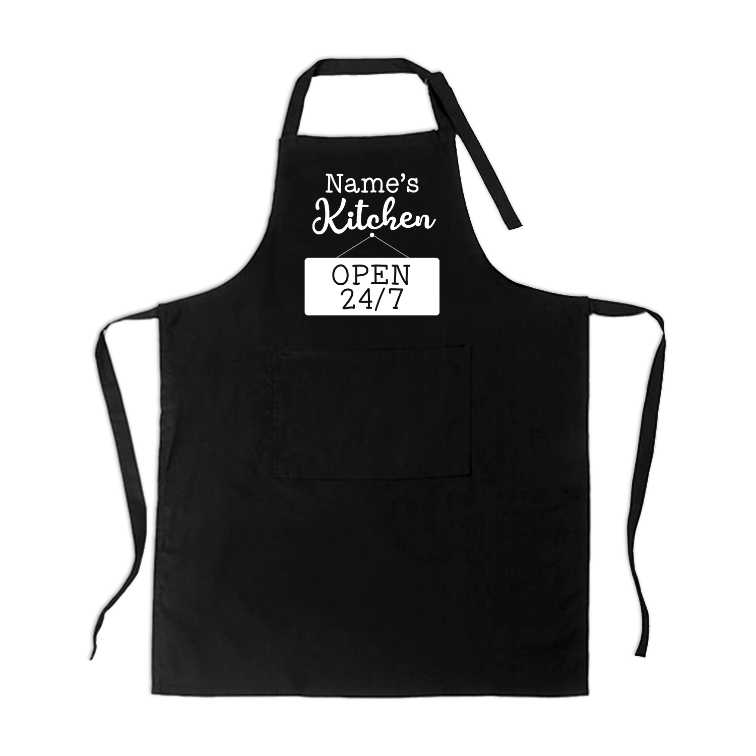 Kitchen Open 24/7 Apron