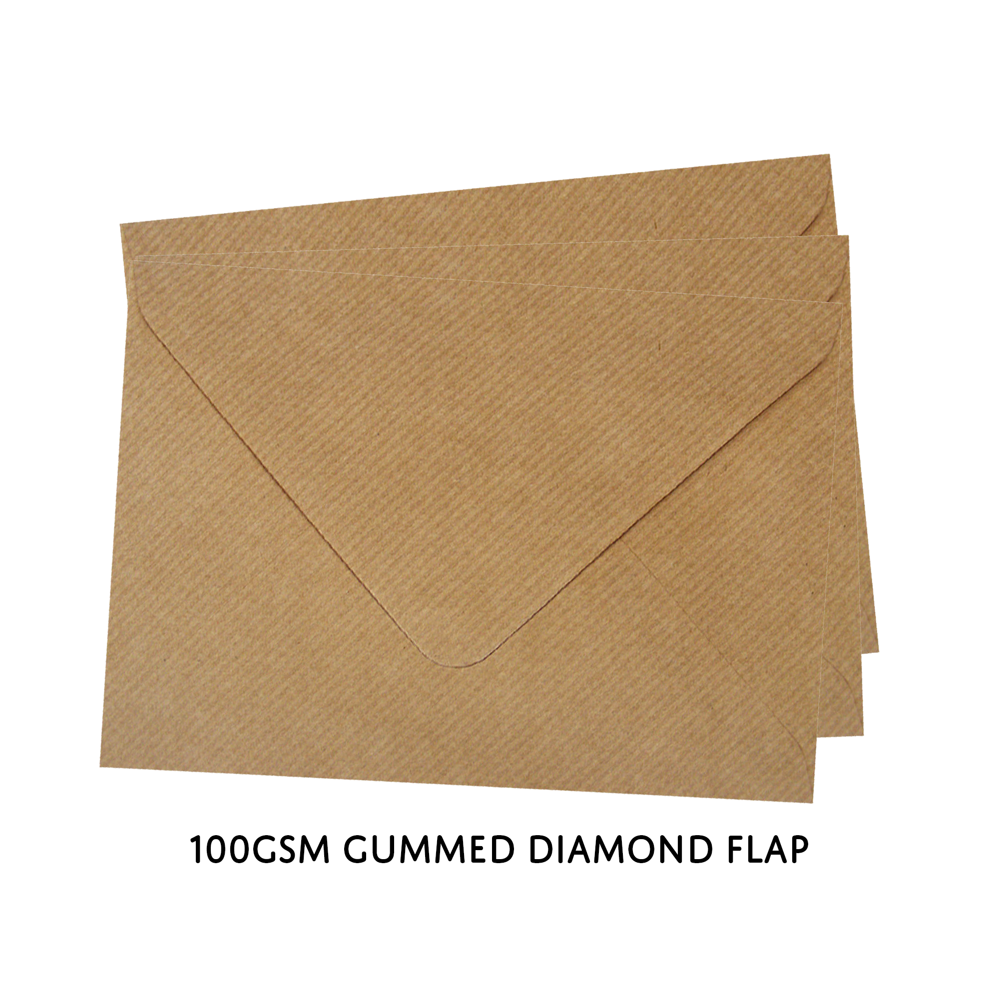 10 x Brown Kraft Ribbed C6 Envelopes (suitable for A6)