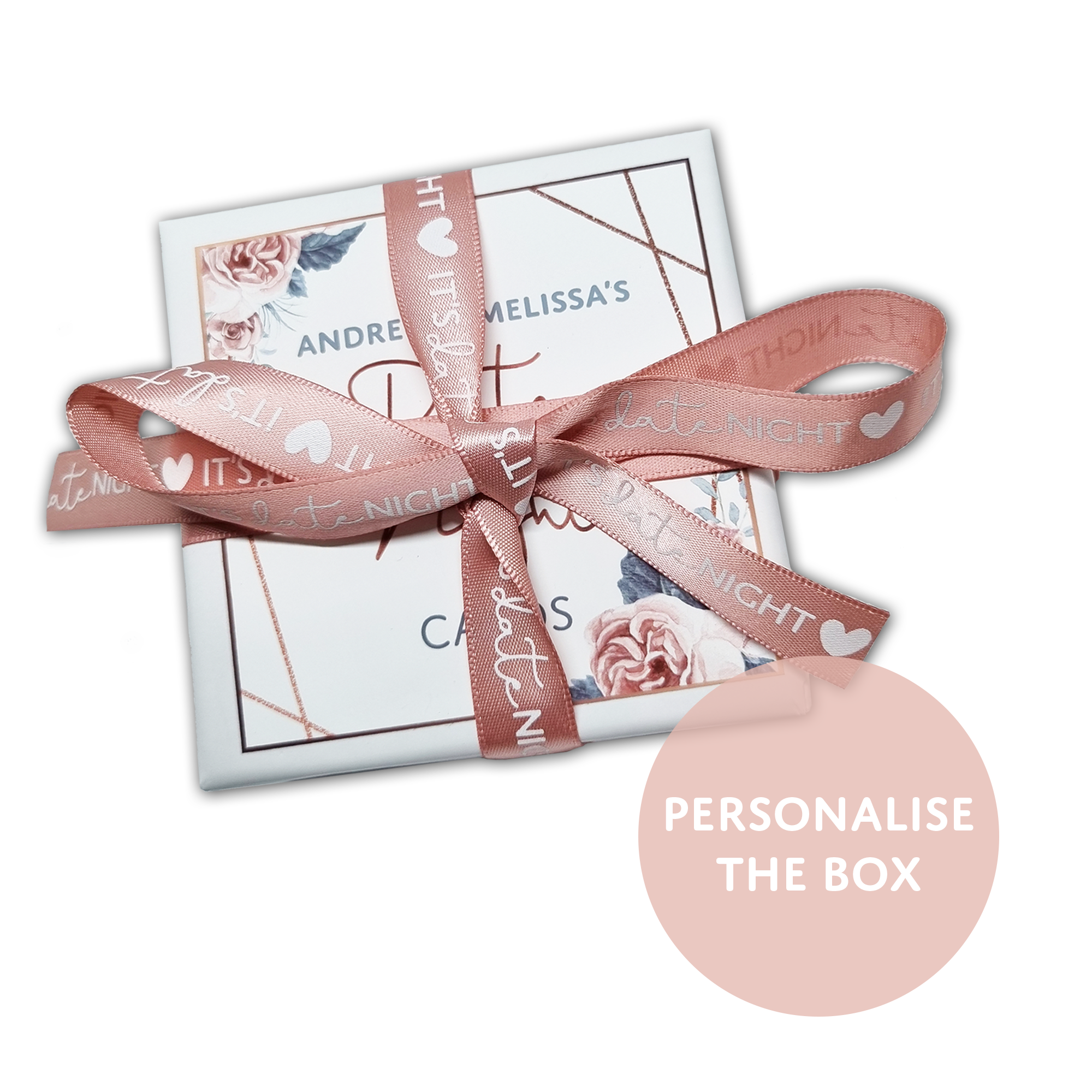 Personalised Date Night Card Game | Bridal Shower Date Night Game | Year of Dates Gift Box