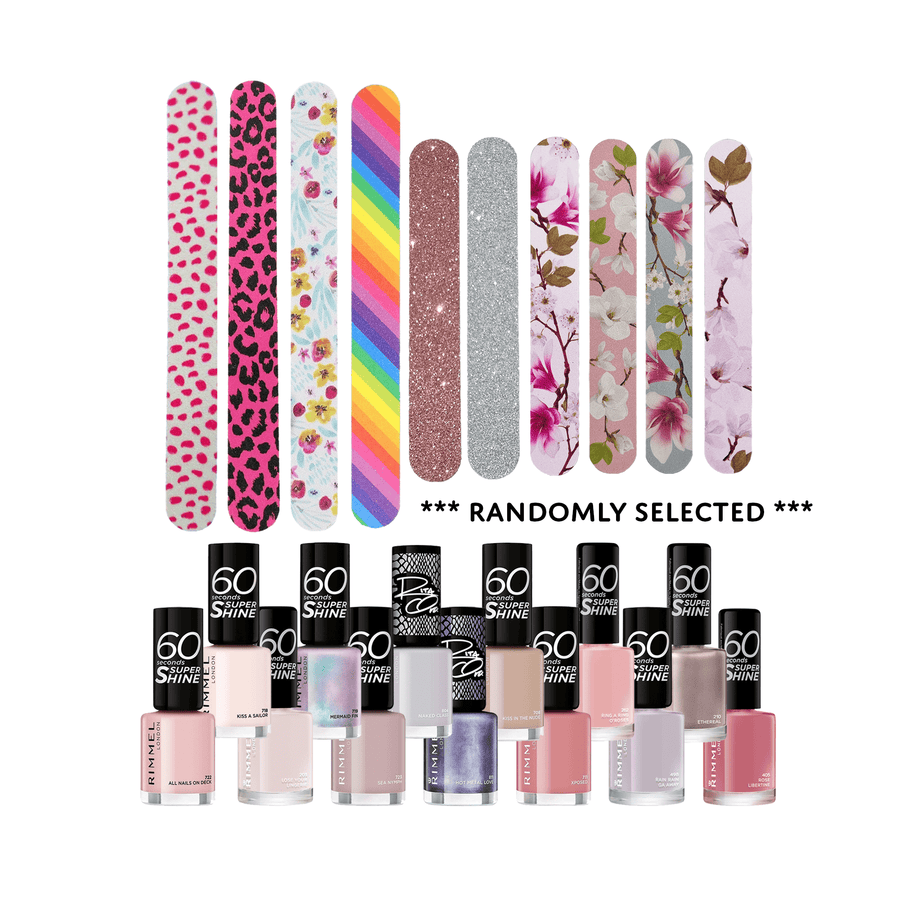 Nail Polish & Emery Board (randomly selected)