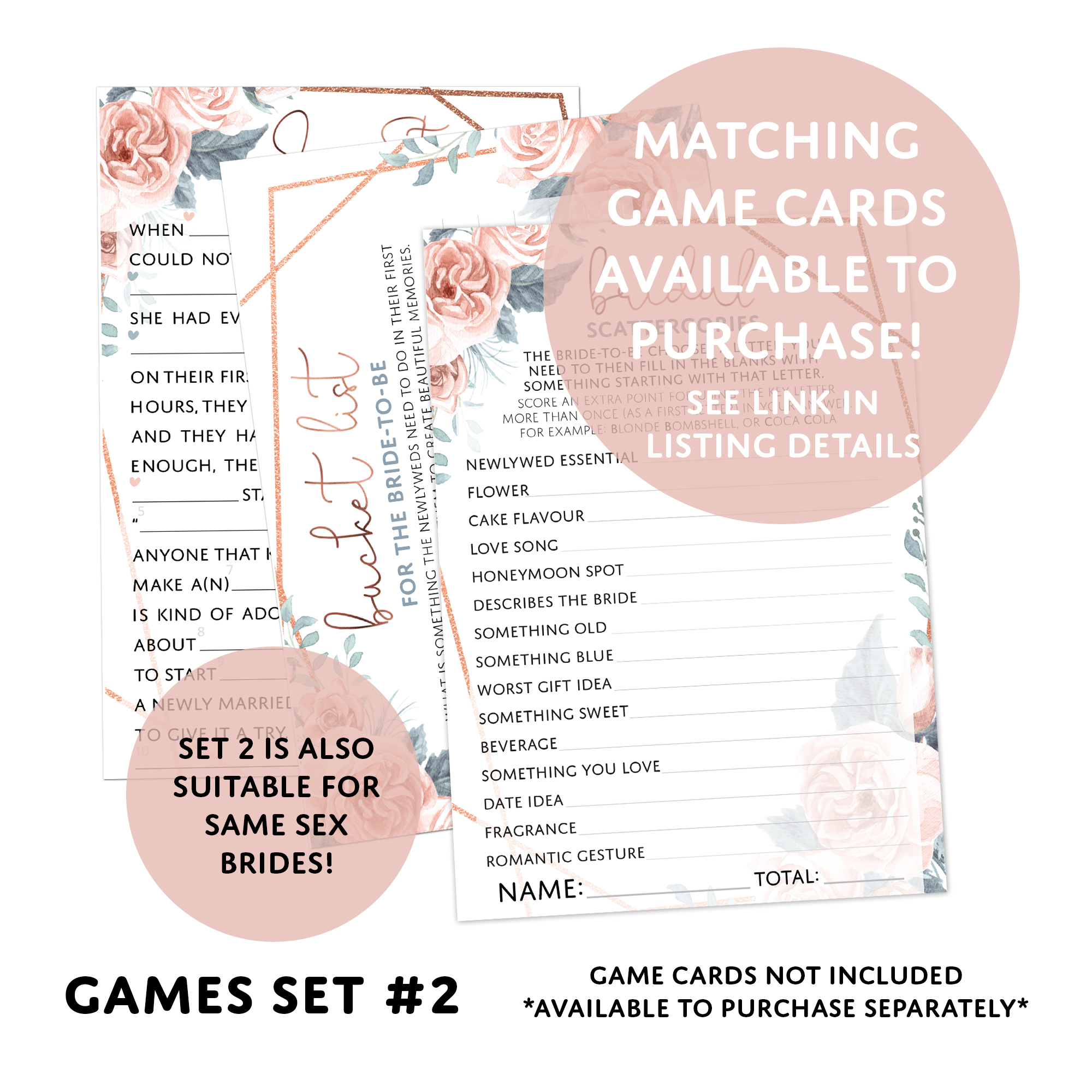 Personalised Date Night Card Game | Bridal Shower Date Night Game | Year of Dates Gift Box