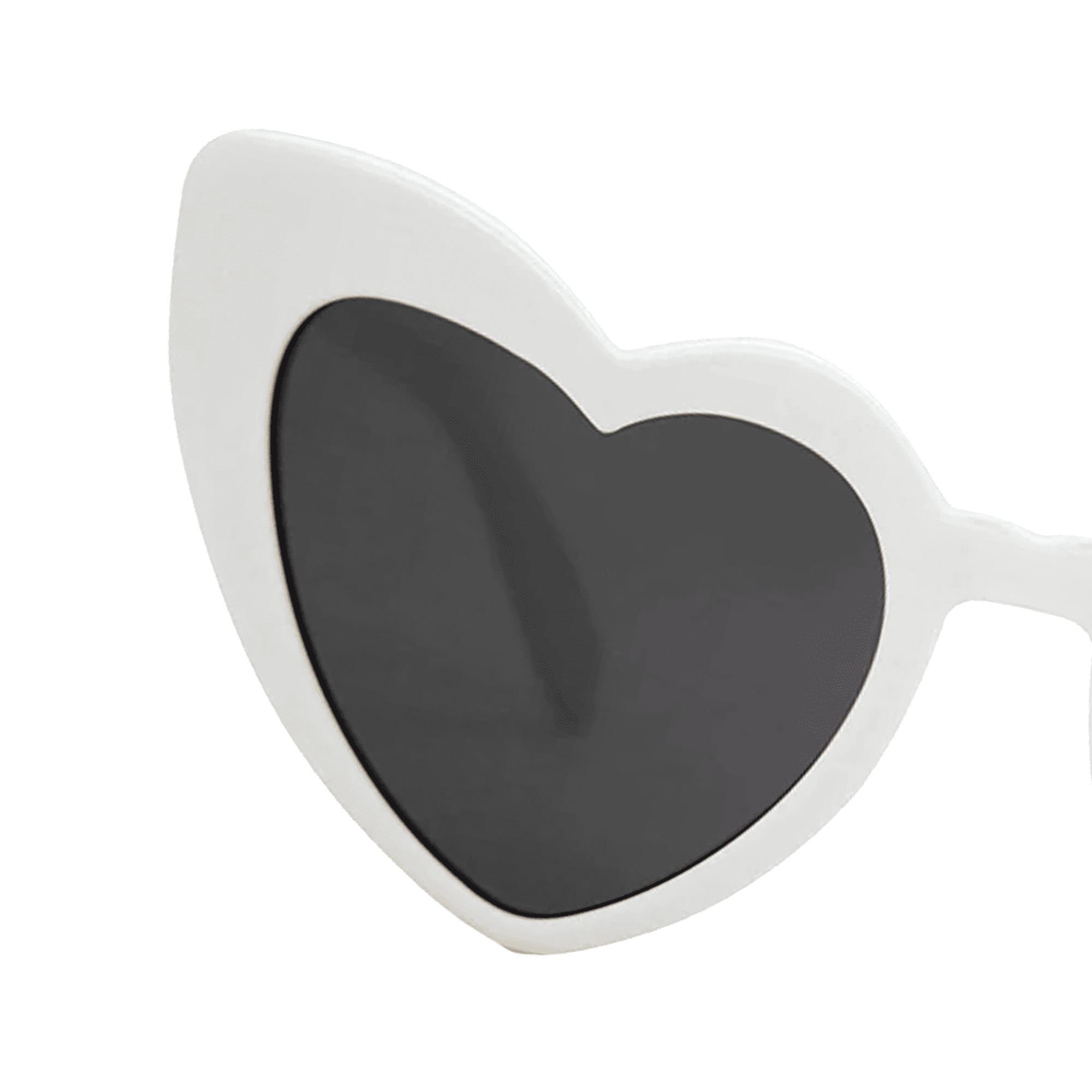 White Heart Shaped Sunglasses