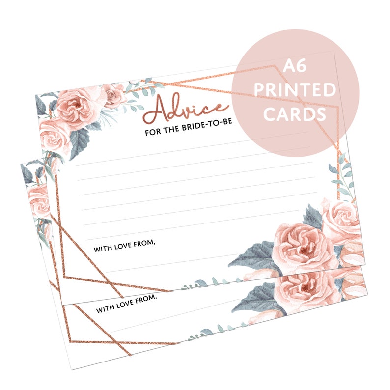 Advice To the Bride Cards (1-30 Pack)