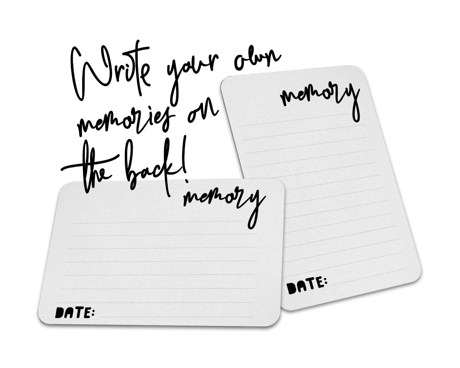 Unisex Baby Milestone Cards (Monochrome)