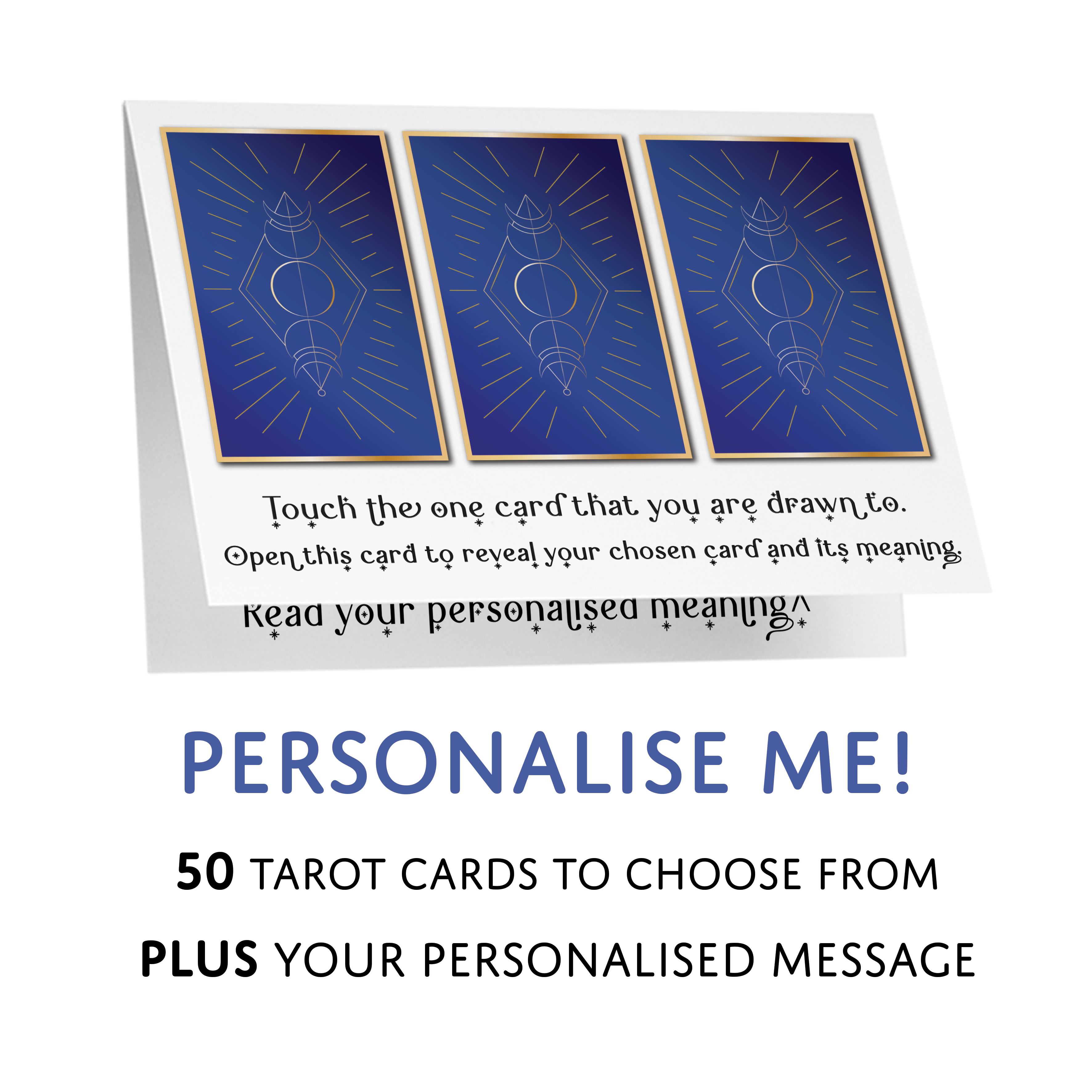 Personalised Tarot Greeting Card | Free Australia Wide Shipping