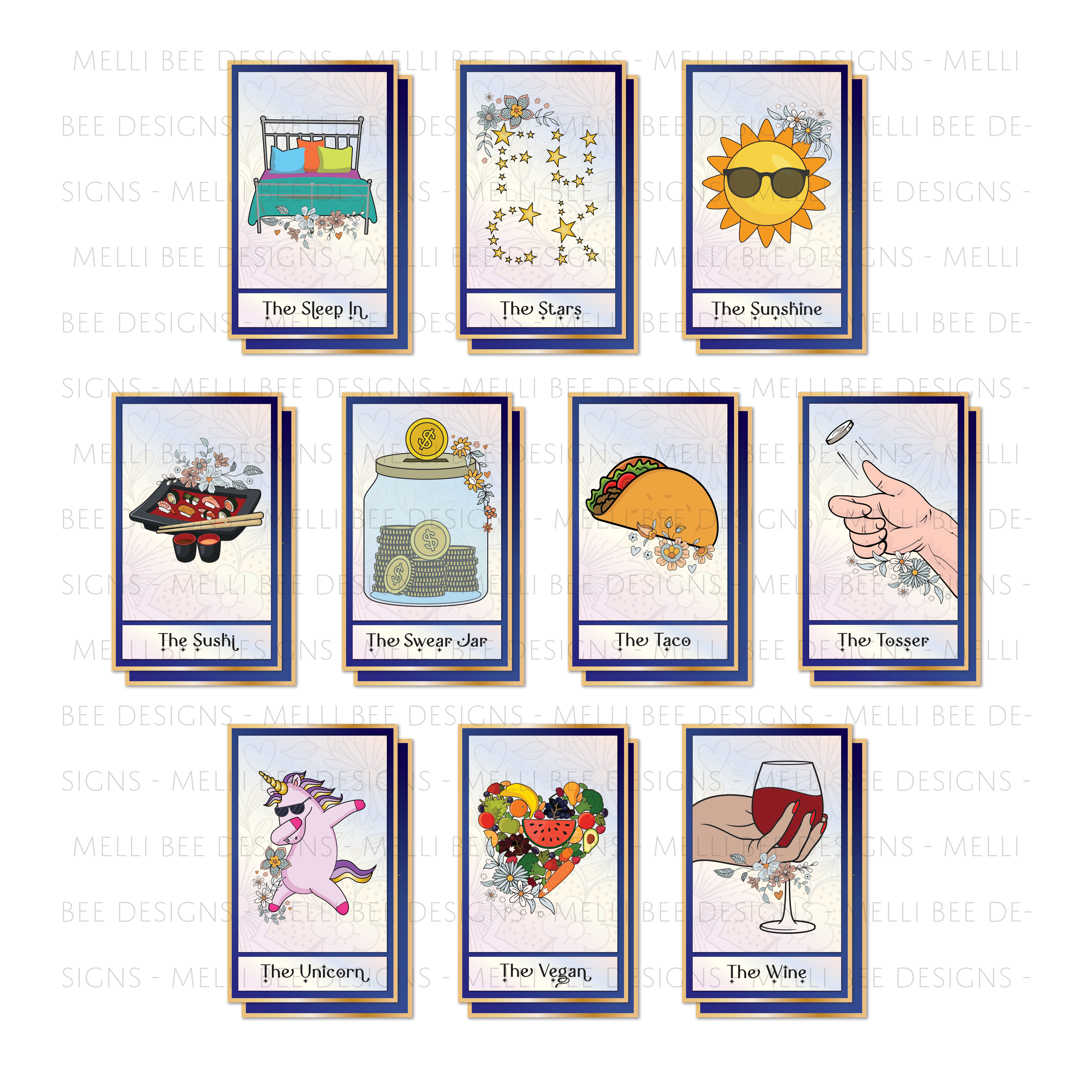 Personalised Tarot Greeting Card | Free Australia Wide Shipping