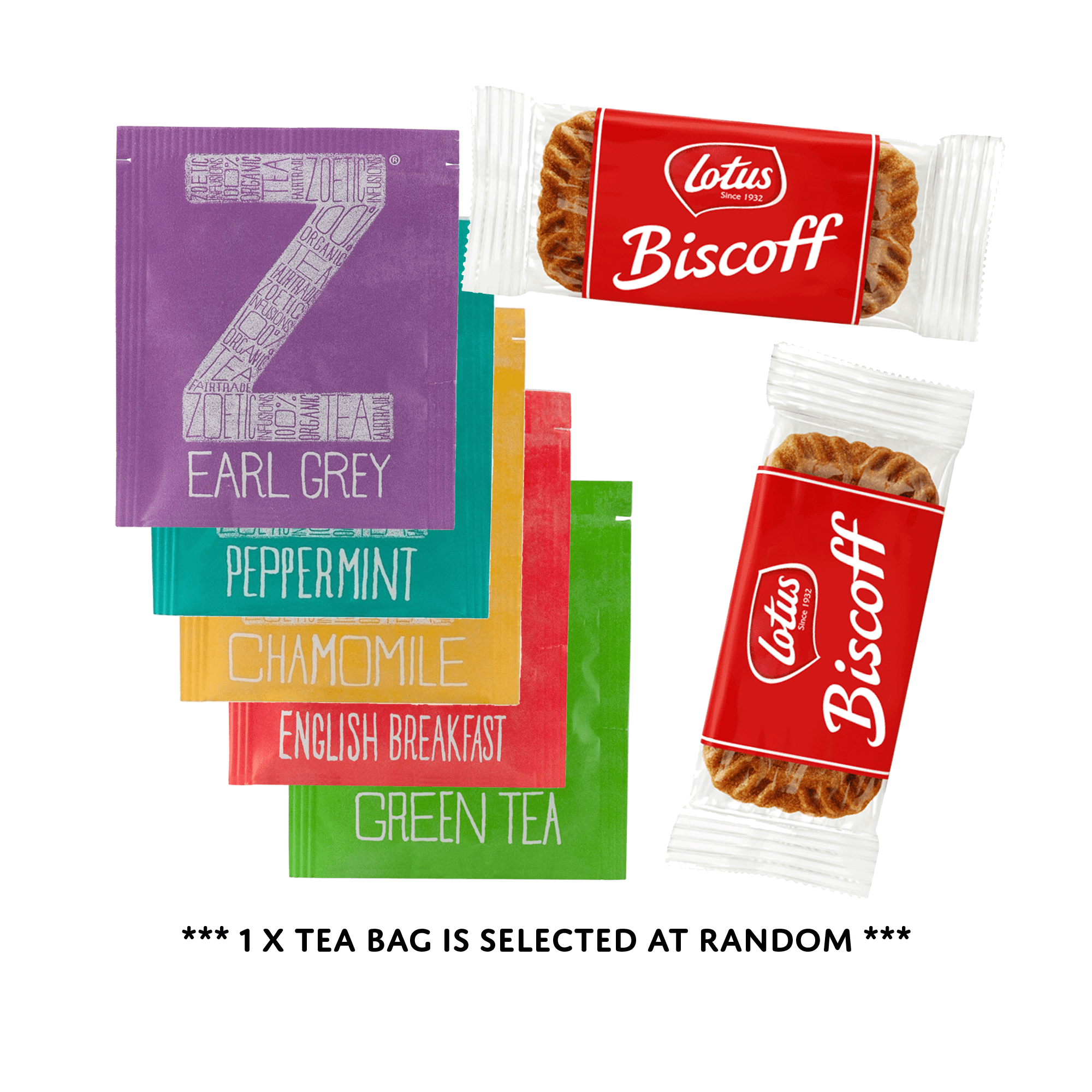 Afternoon Tea for the Bride to Be (Tea | 2 x Biscoff Cookies)