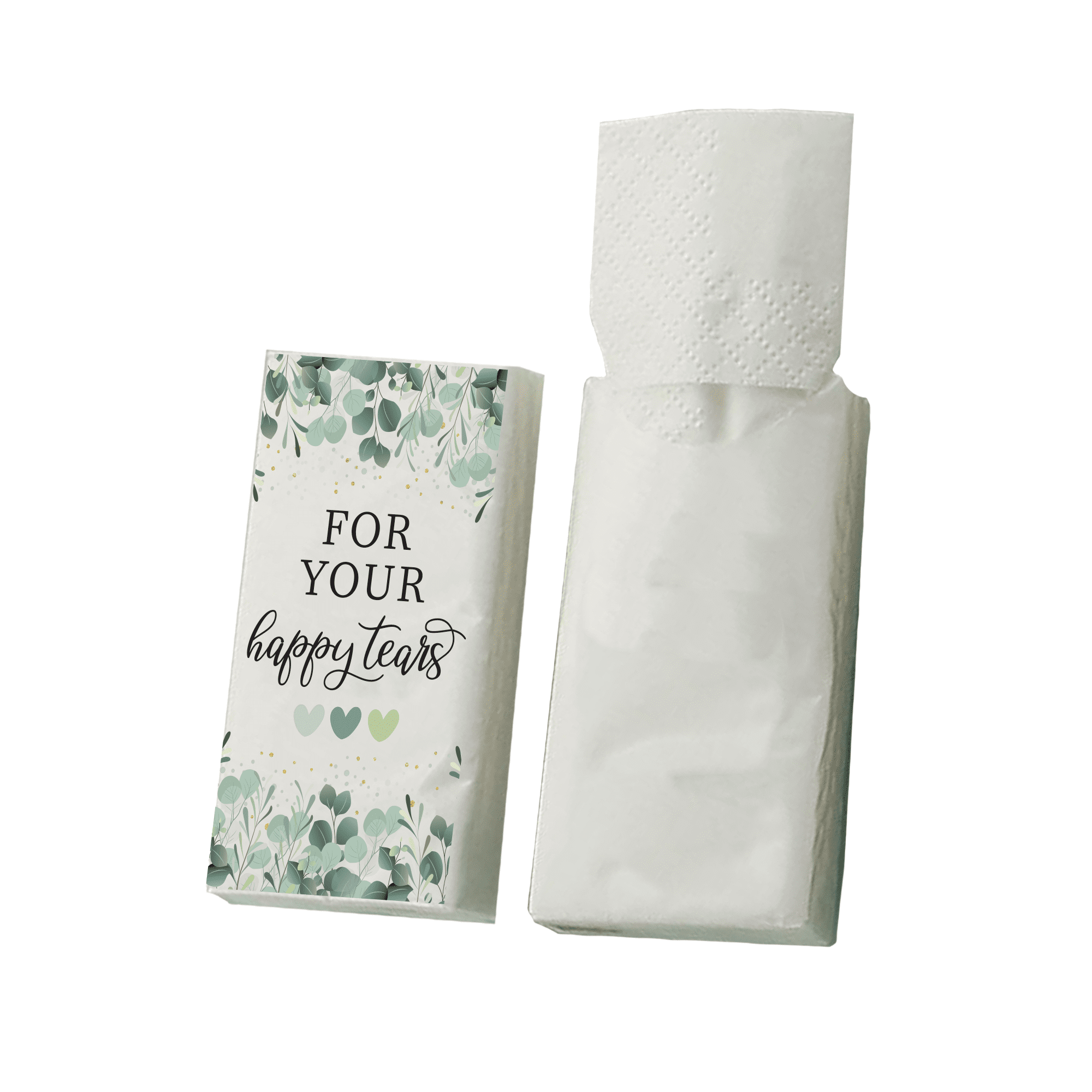 "For Your Happy Tears" Travel Tissue Pack