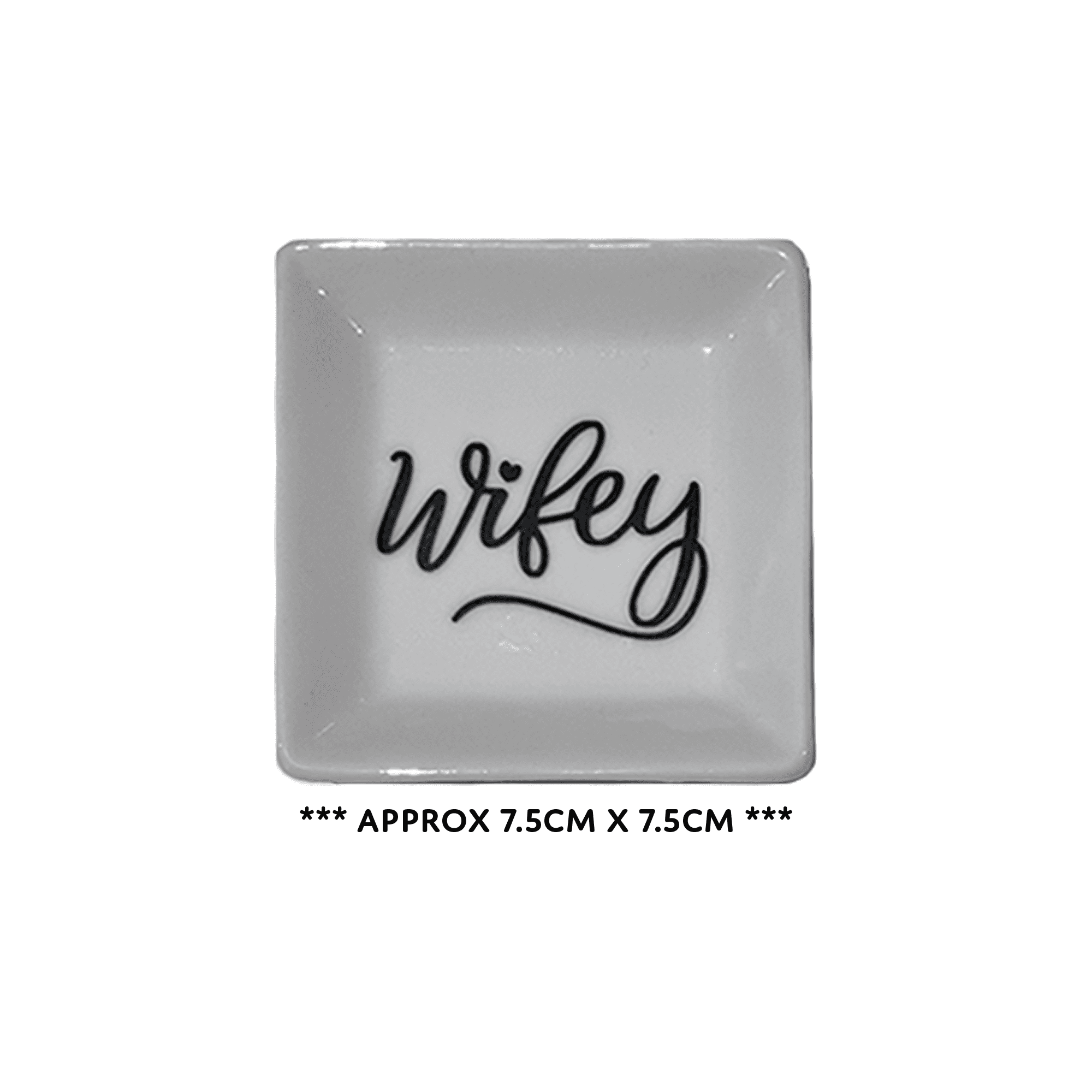 Mini "Wifey" Ceramic Trinket Dish