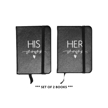 Mini (A7) Vow Books (His/Her)